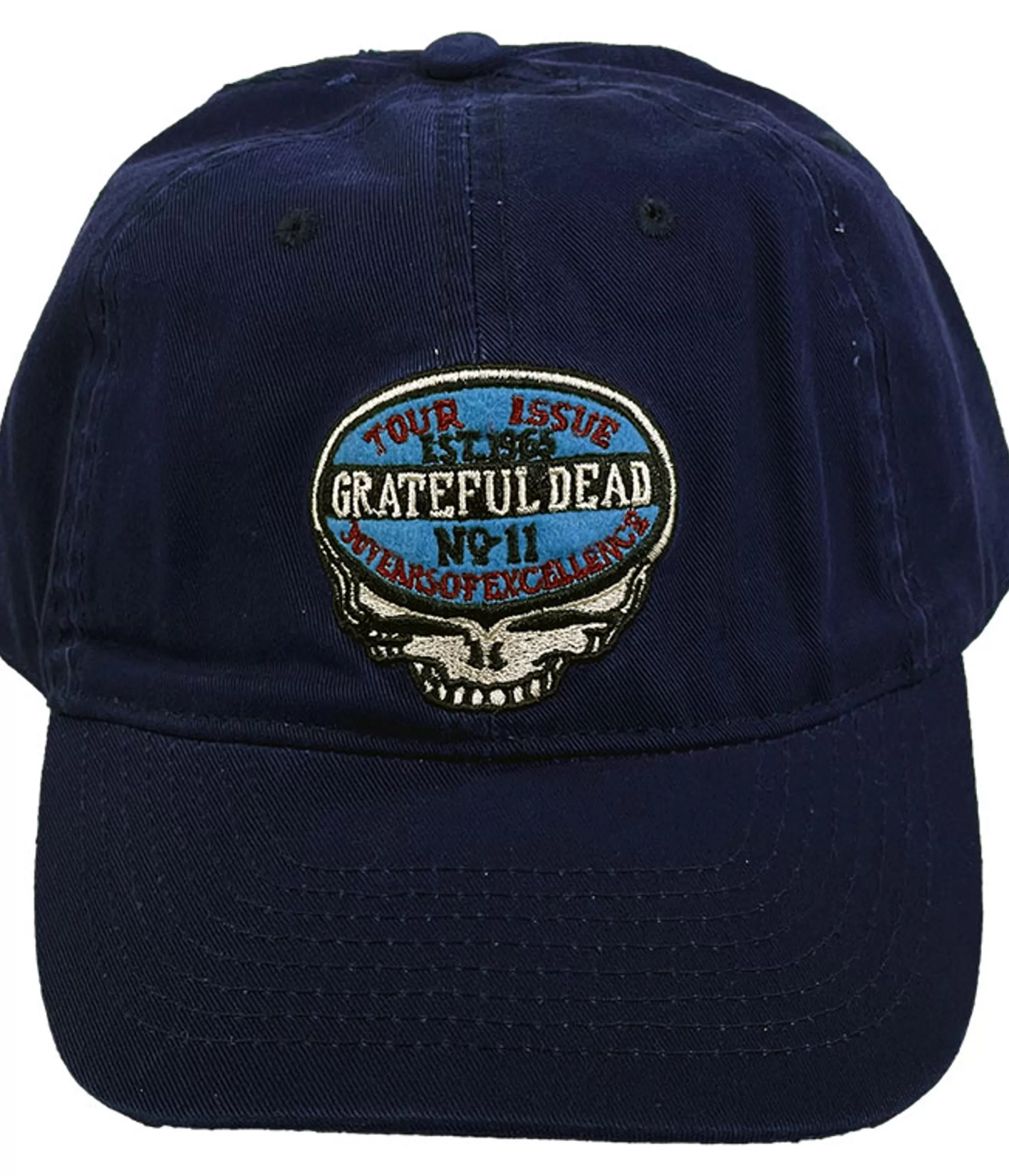 Hats | Grateful Dead<Liquid Blue Steal Your Face Tour Issue Navy Hat