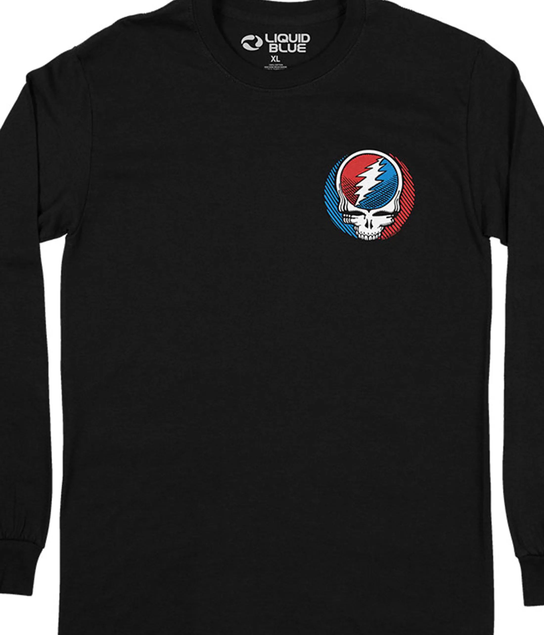 Long Sleeve | Grateful Dead<Liquid Blue Steal Your Face Underground Chest Long Sleeve T-Shirt