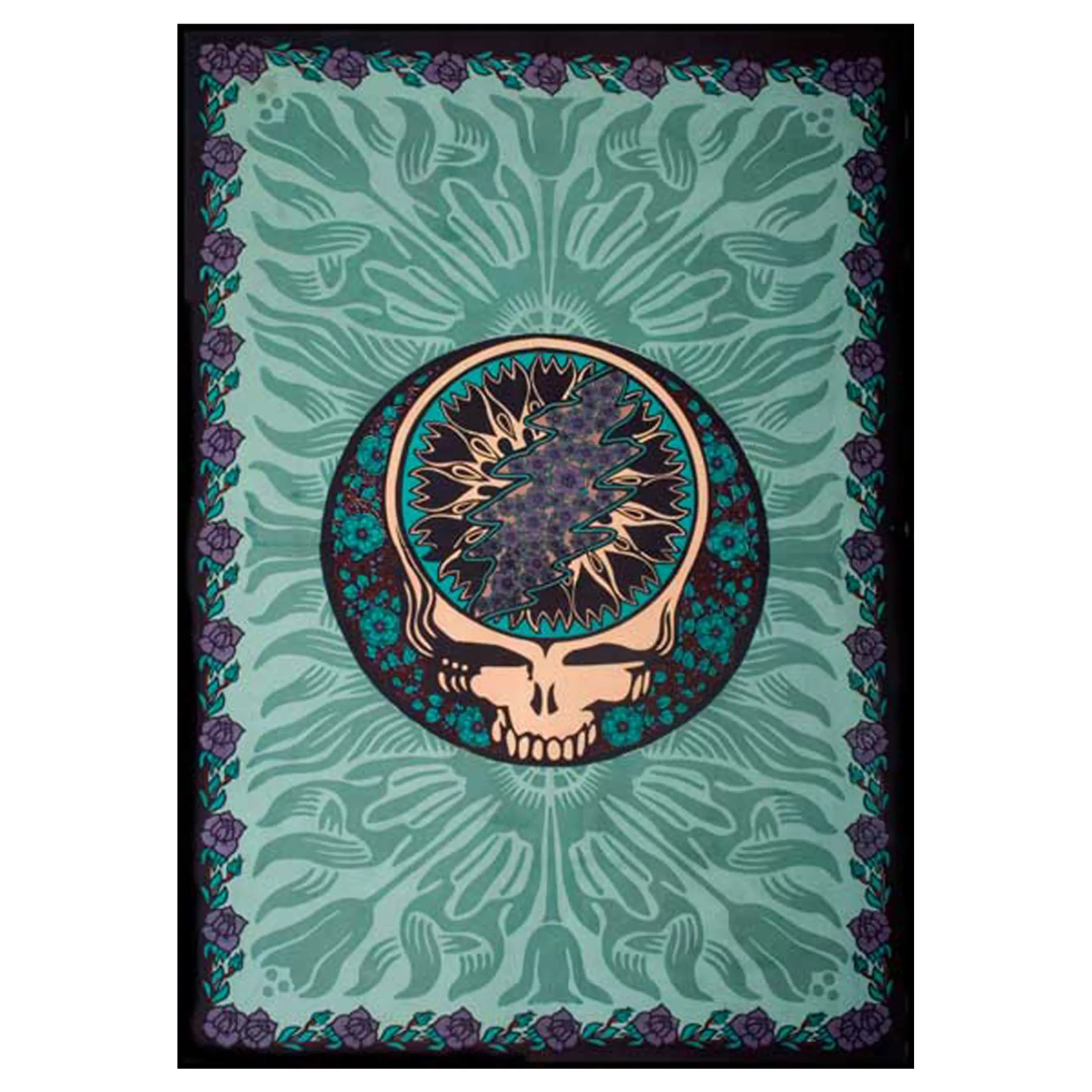 Grateful Dead<Liquid Blue Steal Your Flowers Tapestry