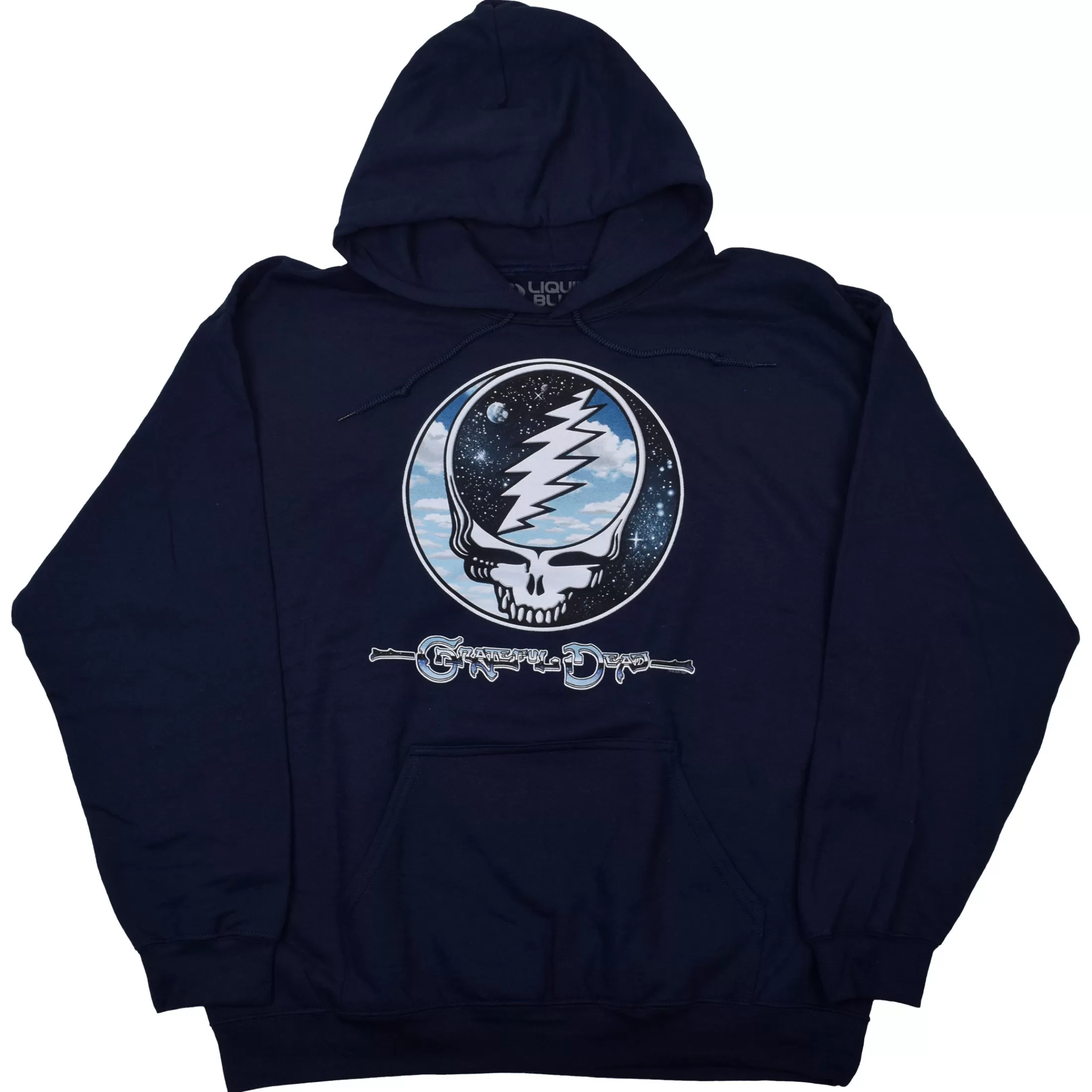 Hoodie | Grateful Dead<Liquid Blue Steal Your Sky And Space Navy Hoodie