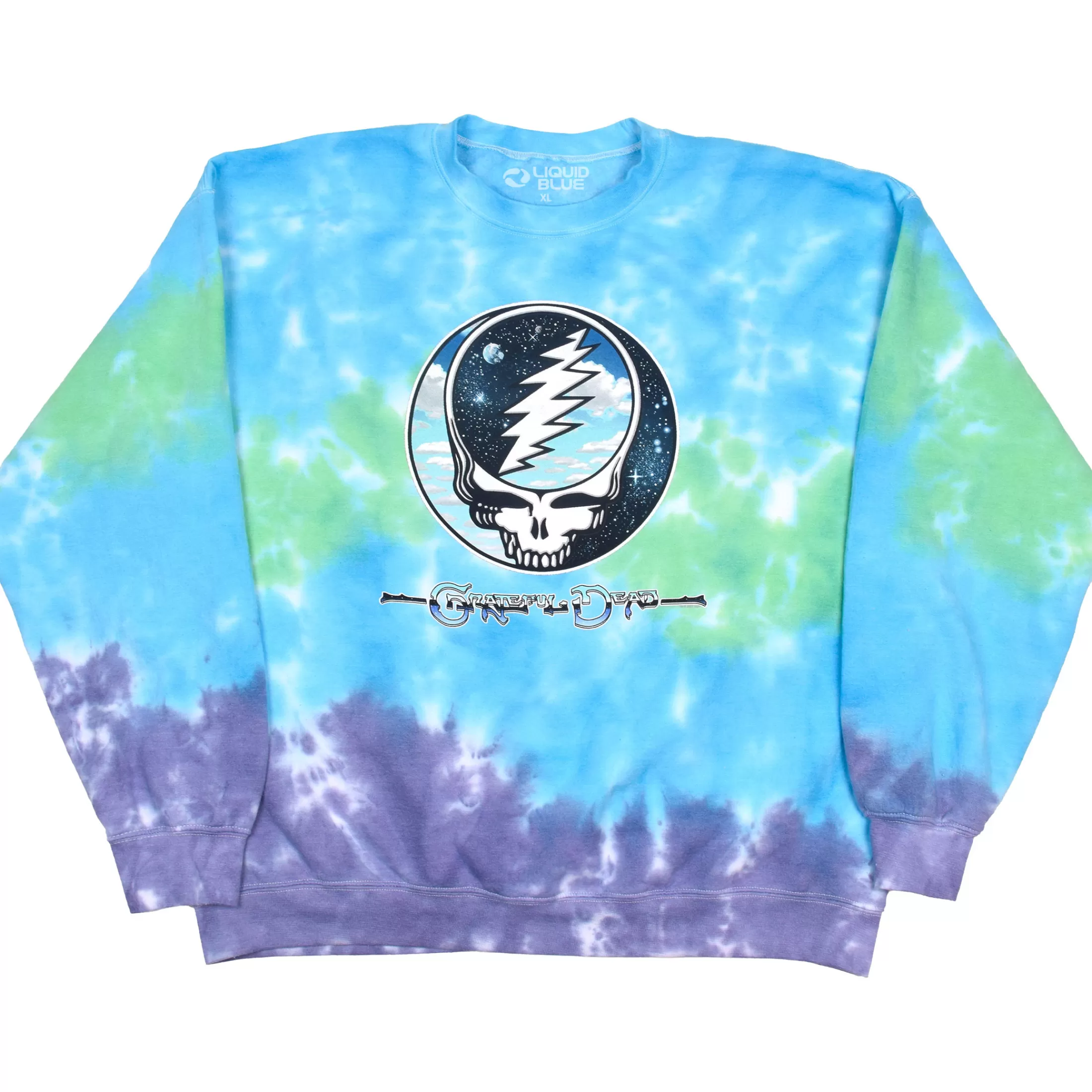 Sweatshirt | Grateful Dead<Liquid Blue Steal Your Sky Space Tie-Dye Sweatshirt