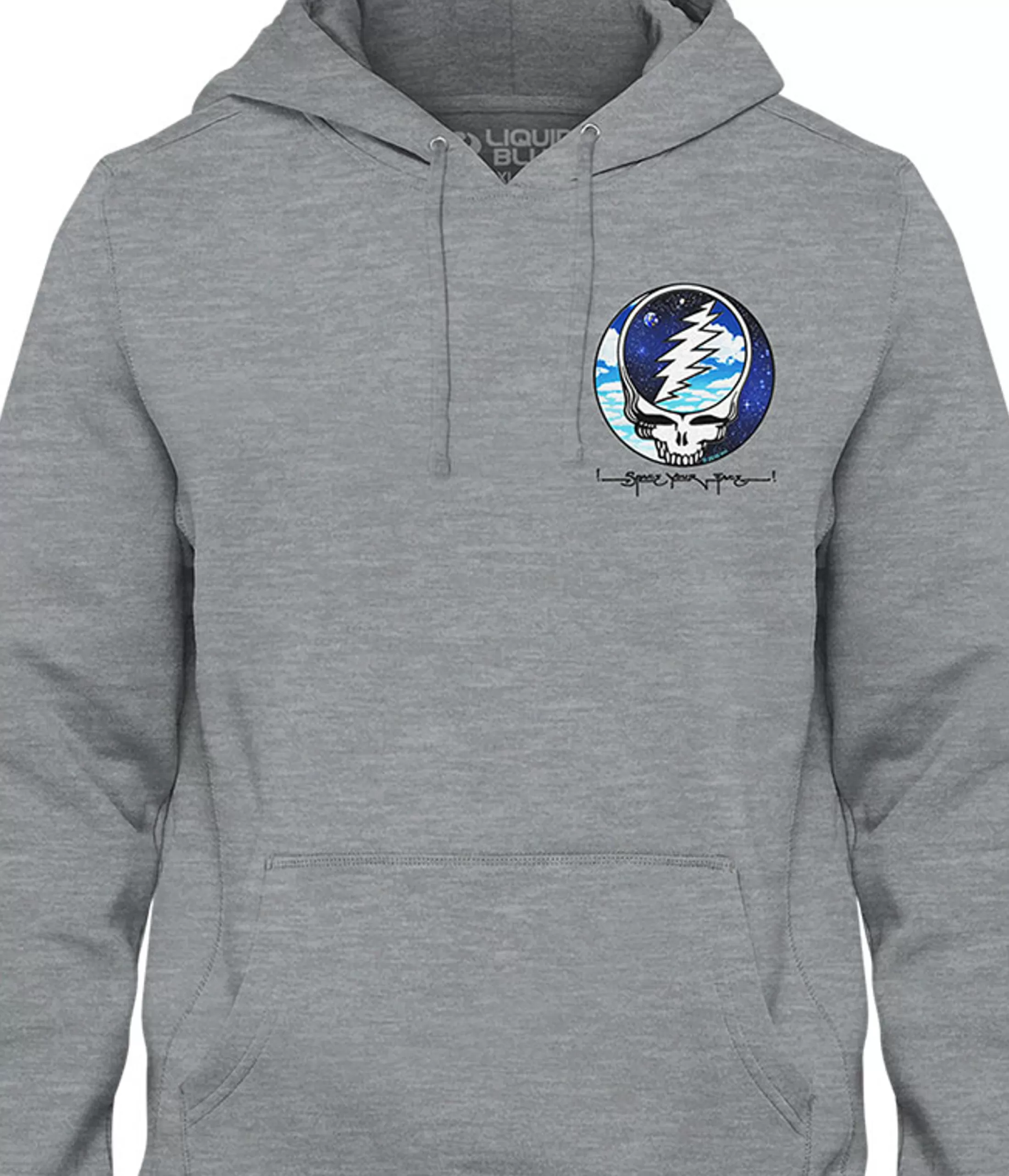 Hoodie | Grateful Dead<Liquid Blue Steal Your Sky Space Chest Hoodie