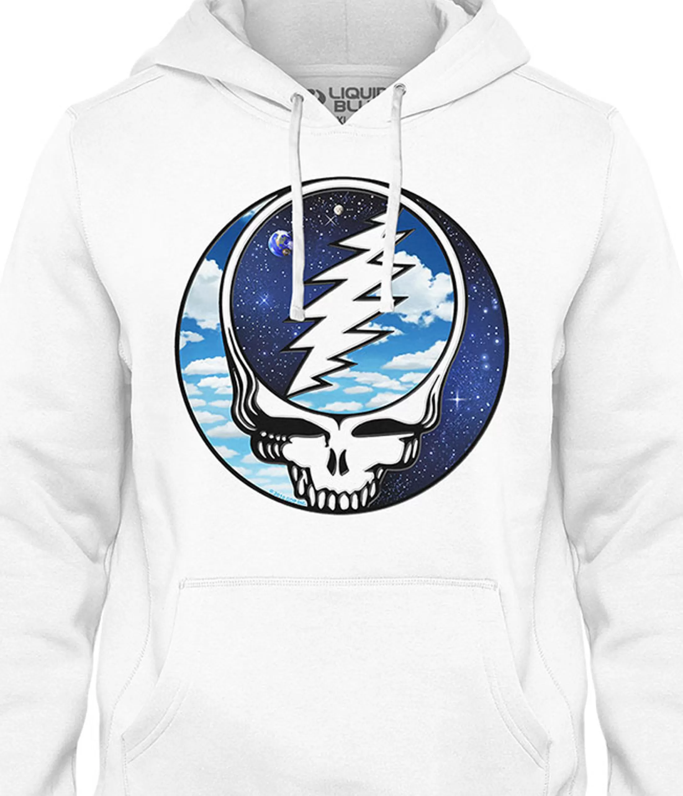 Hoodie | Grateful Dead<Liquid Blue Steal Your Sky Space Hoodie