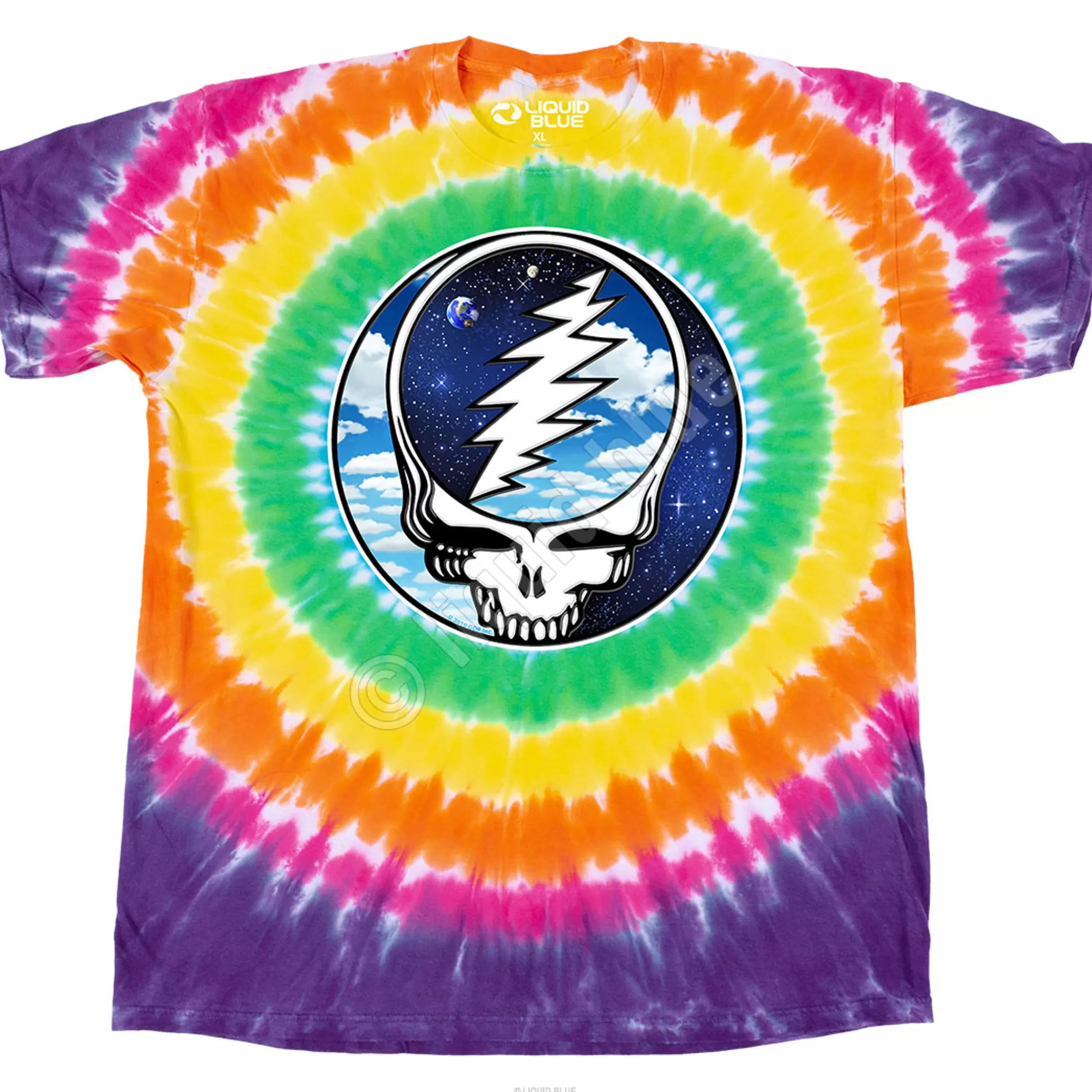 T-Shirt | Grateful Dead<Liquid Blue Steal Your Sky Space T-Shirt