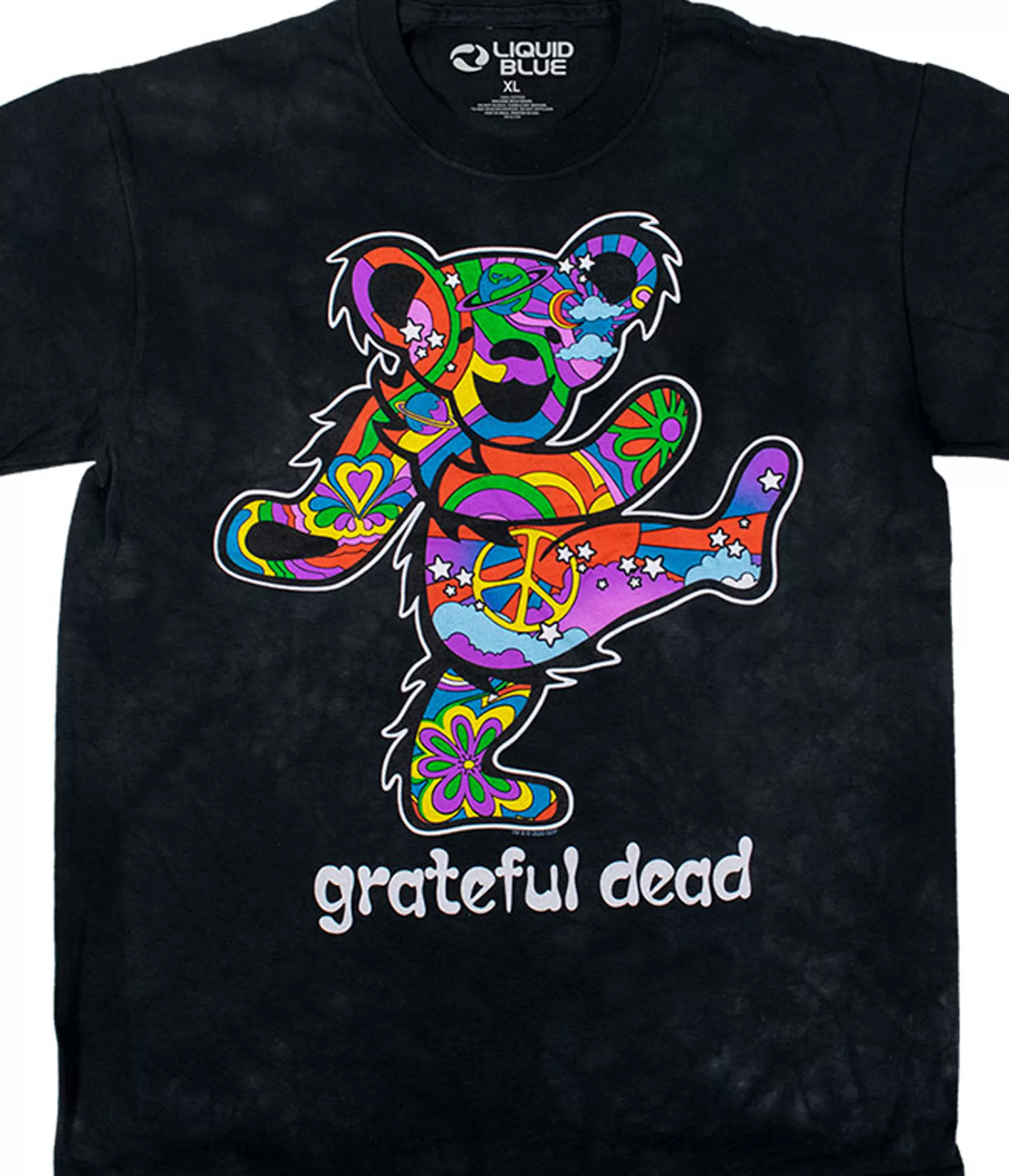 T-Shirt | Grateful Dead<Liquid Blue Summer Of Love Bear Tie-Dye T-Shirt