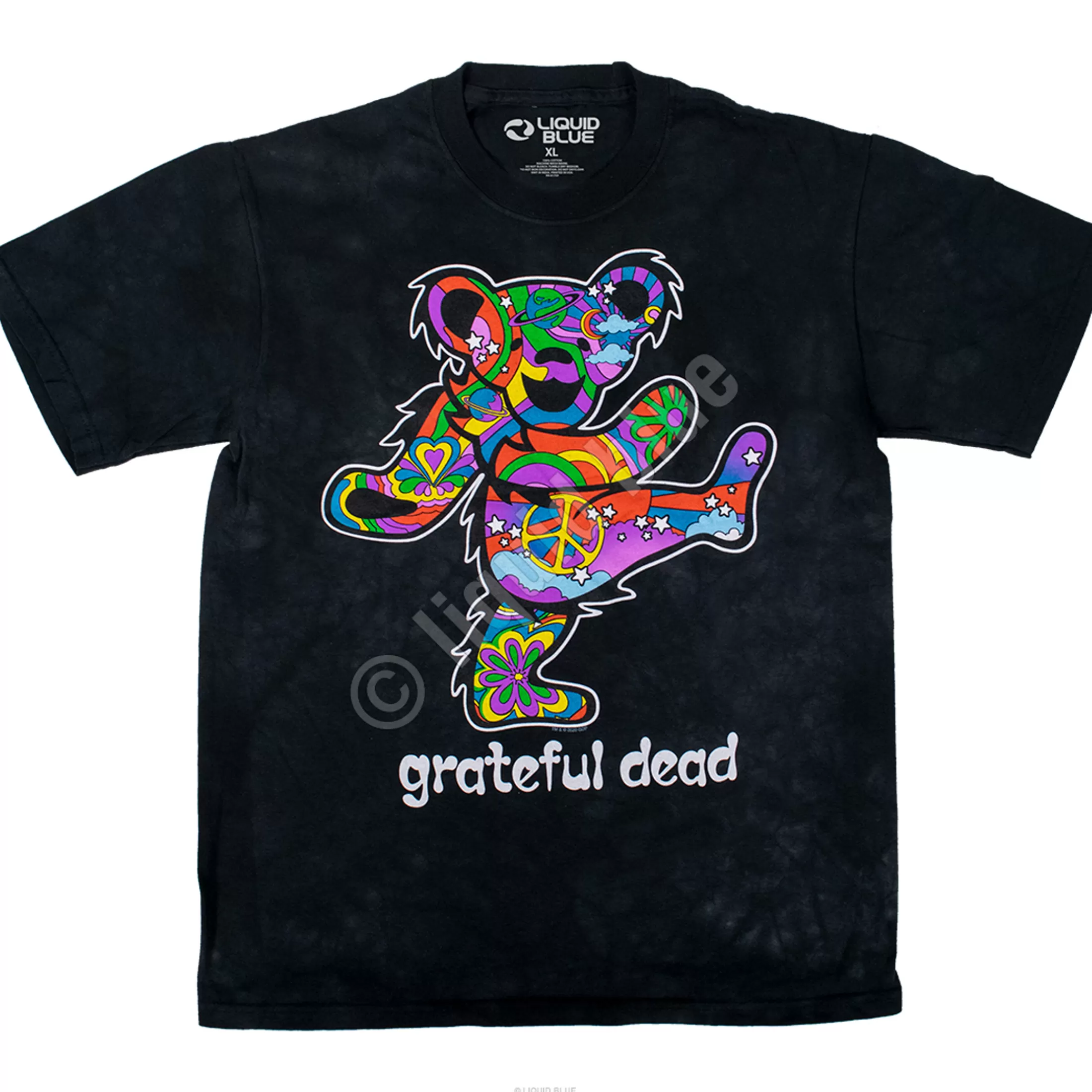 T-Shirt | Grateful Dead<Liquid Blue Summer Of Love Bear Tie-Dye T-Shirt