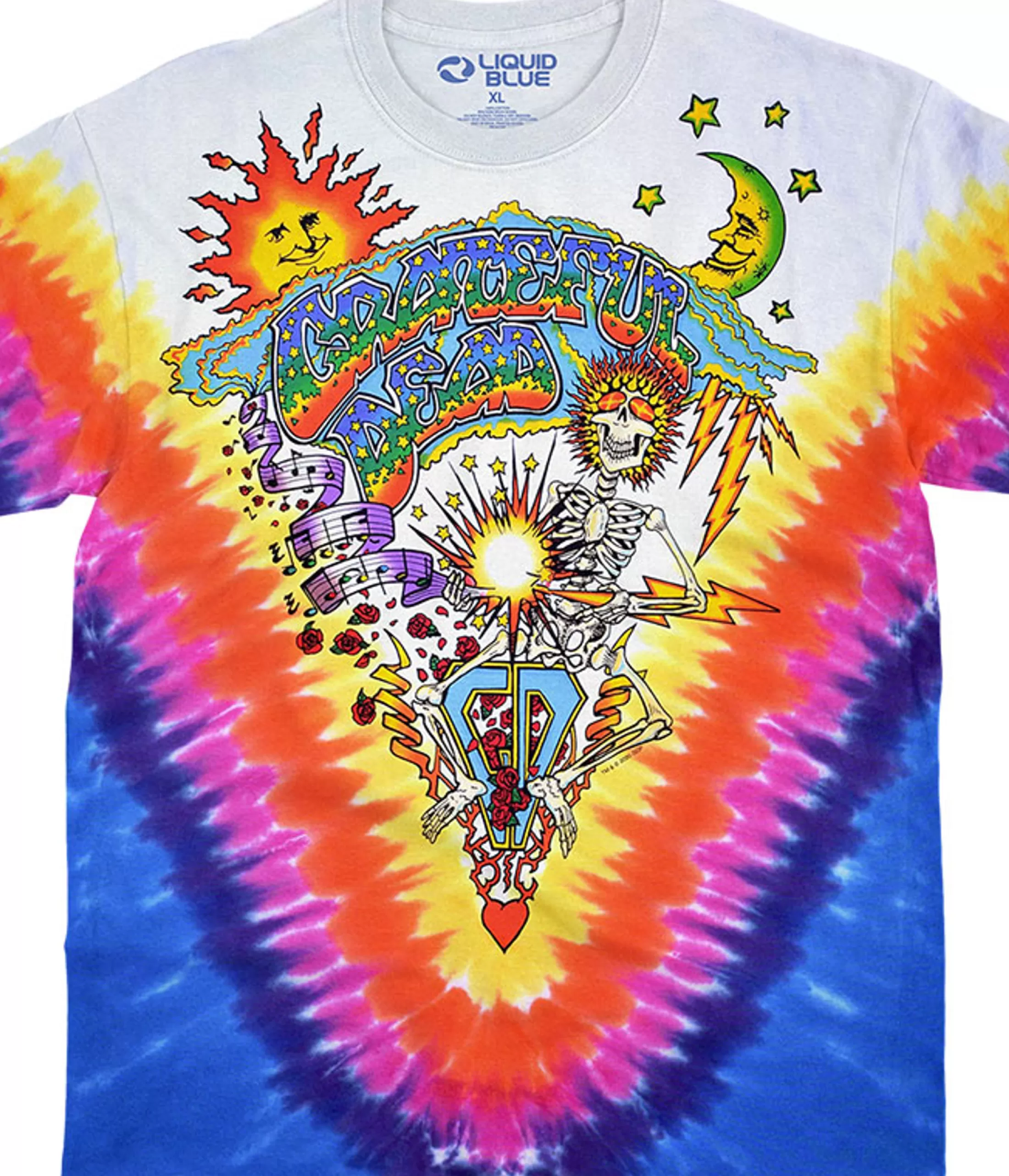 T-Shirt | Grateful Dead<Liquid Blue Summer Tour 92 Tie-Dye T-Shirt