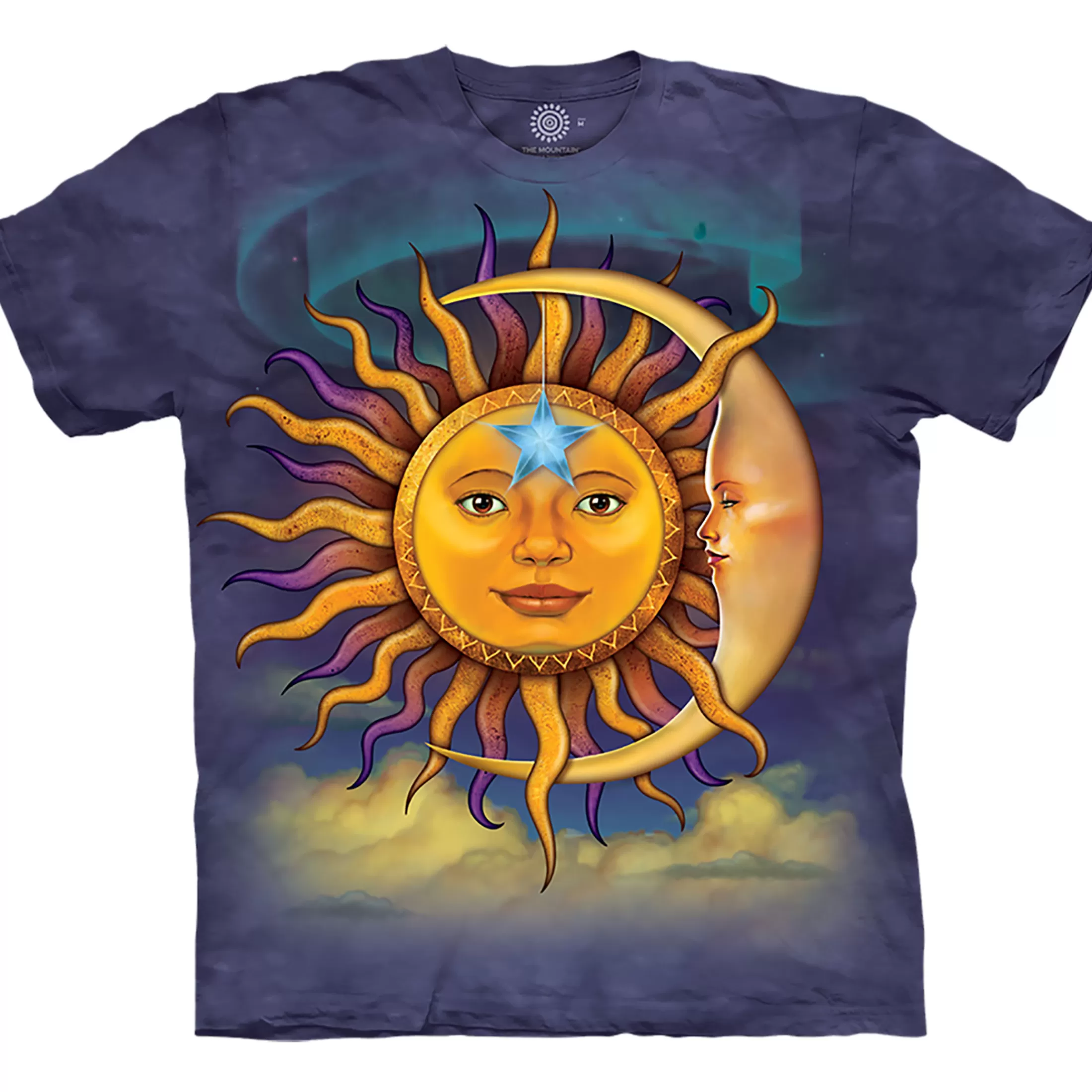 T-Shirt | Air & Space<Liquid Blue Sun Moon Classic Cotton T-Shirt