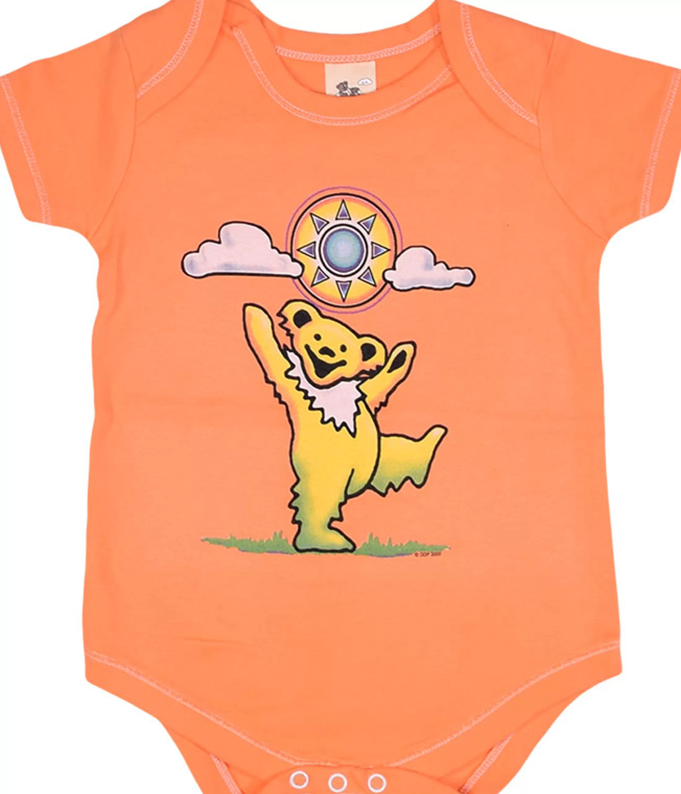 Onesies | Grateful Dead<Liquid Blue Sunny Bear Orange Onesie