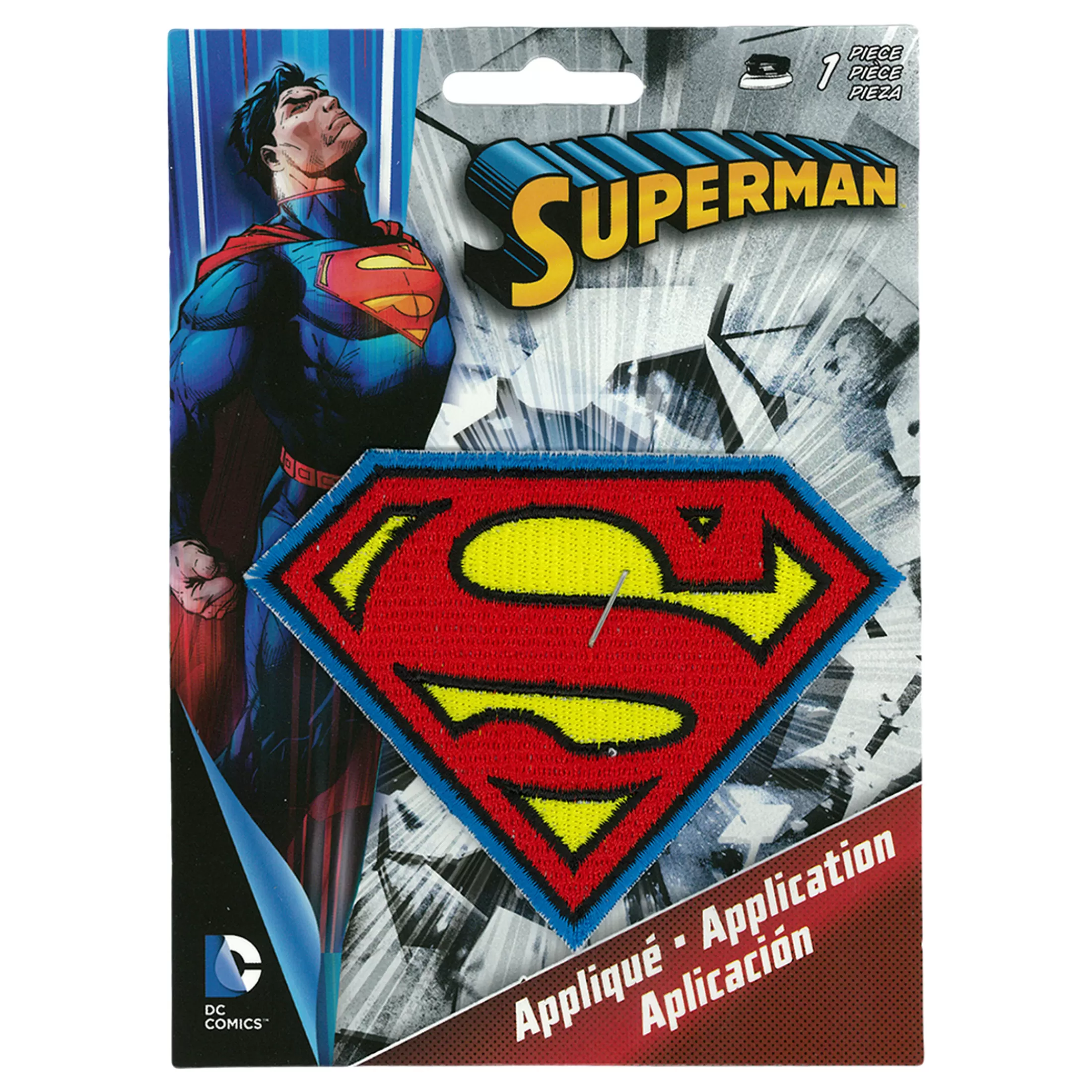 Patches | Superman<Liquid Blue Superman Logo Patch