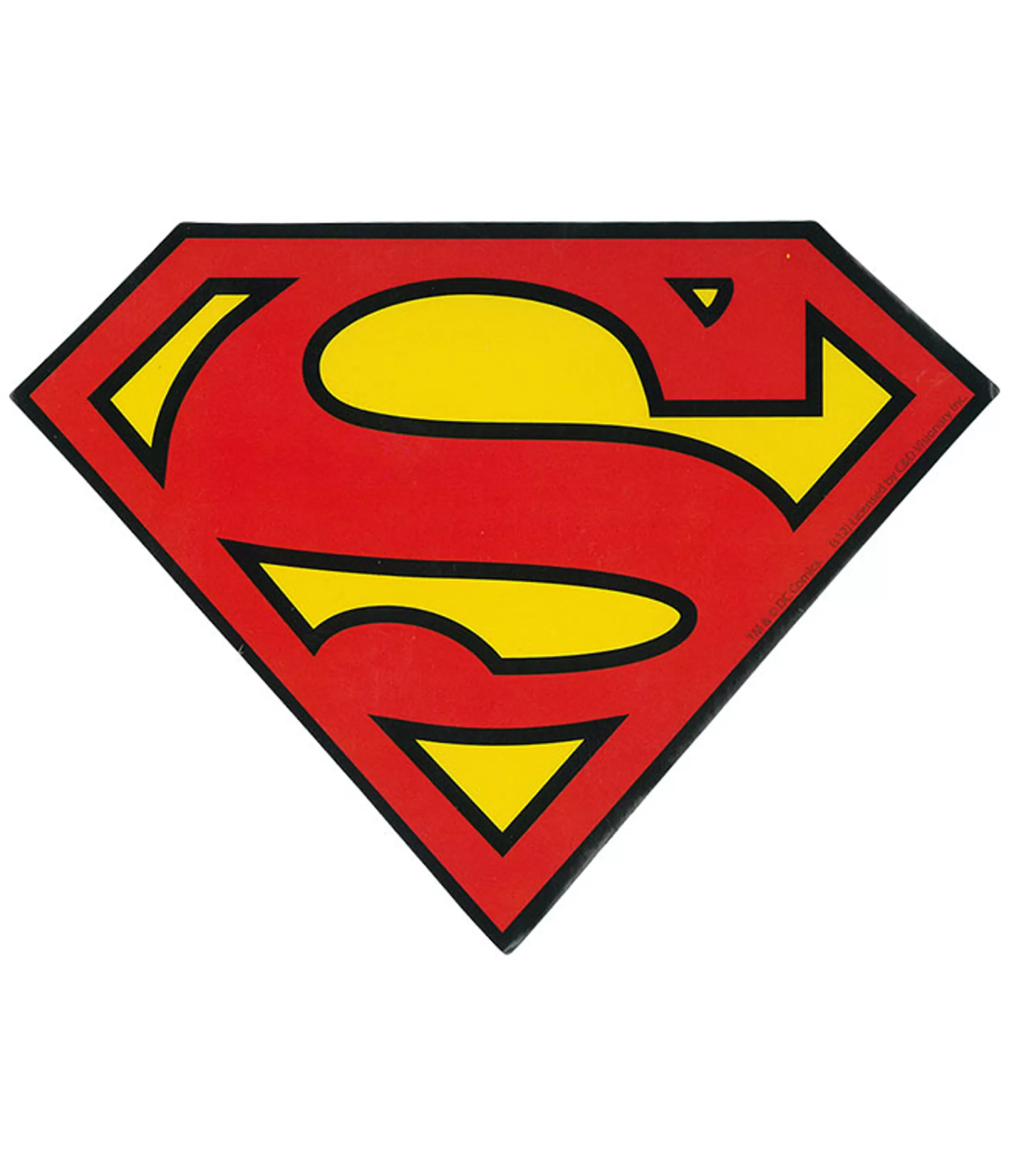 Superman | Dc Comics<Liquid Blue Superman Logo Sticker