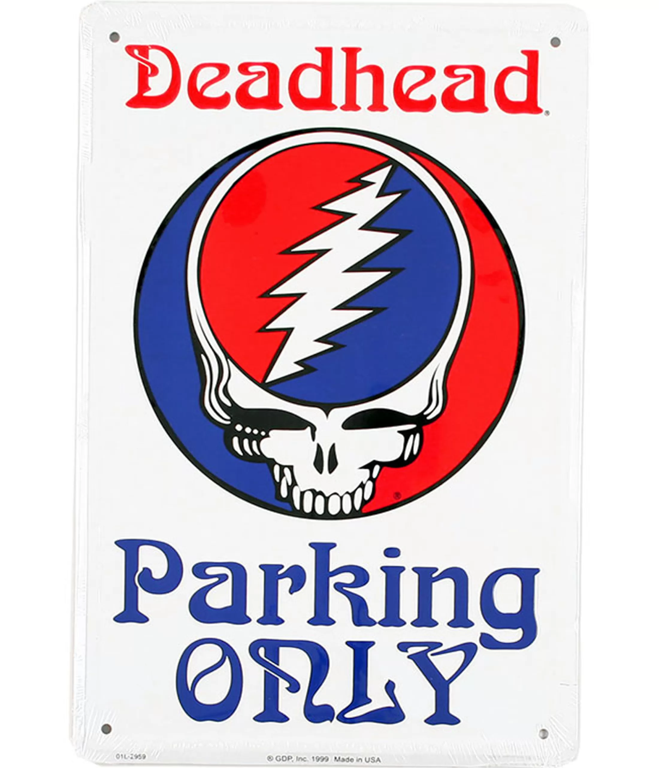 Grateful Dead<Liquid Blue SYF Deadhead Parking Only Sign