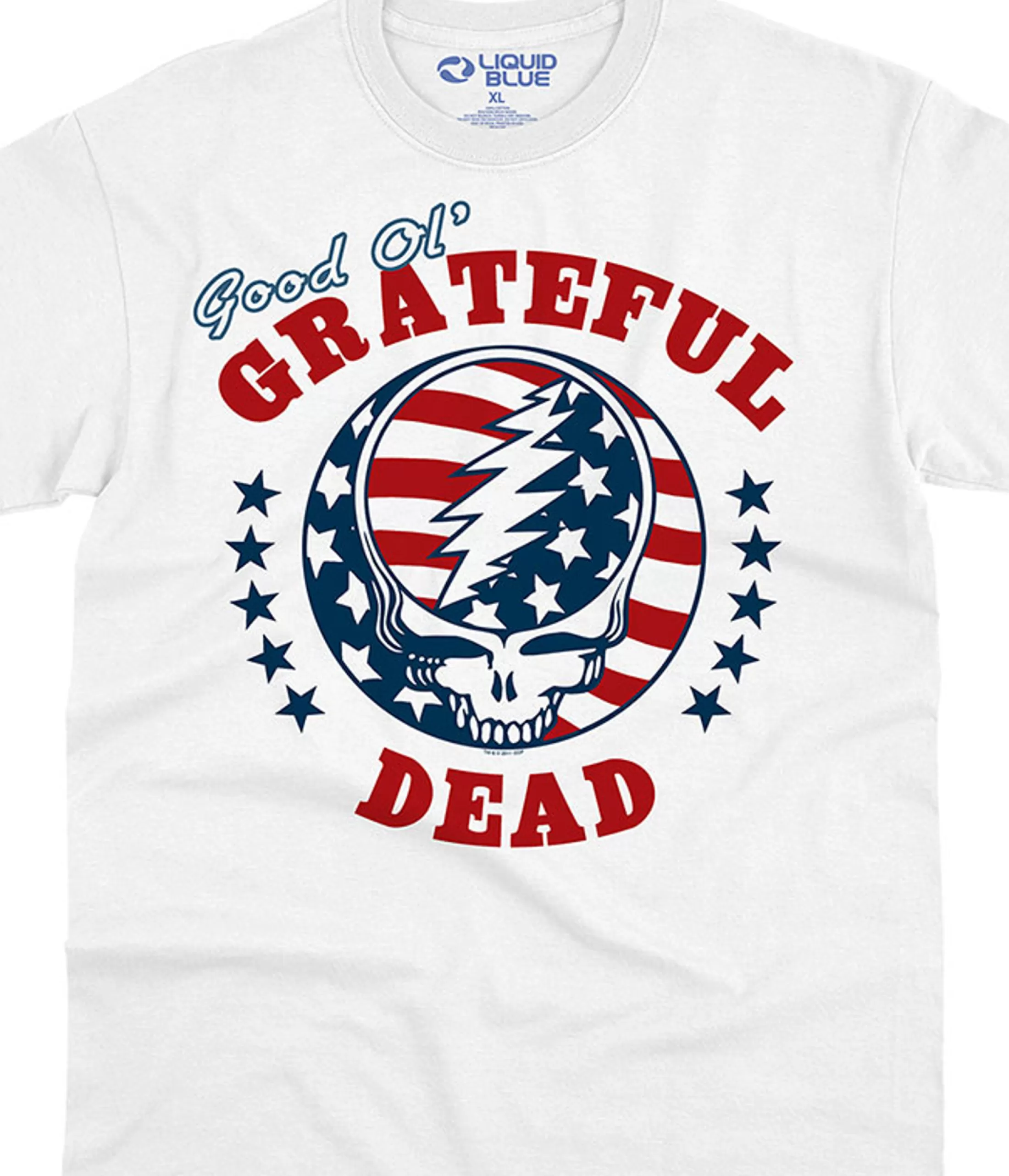 T-Shirt | Grateful Dead<Liquid Blue SYF Independence White T-Shirt