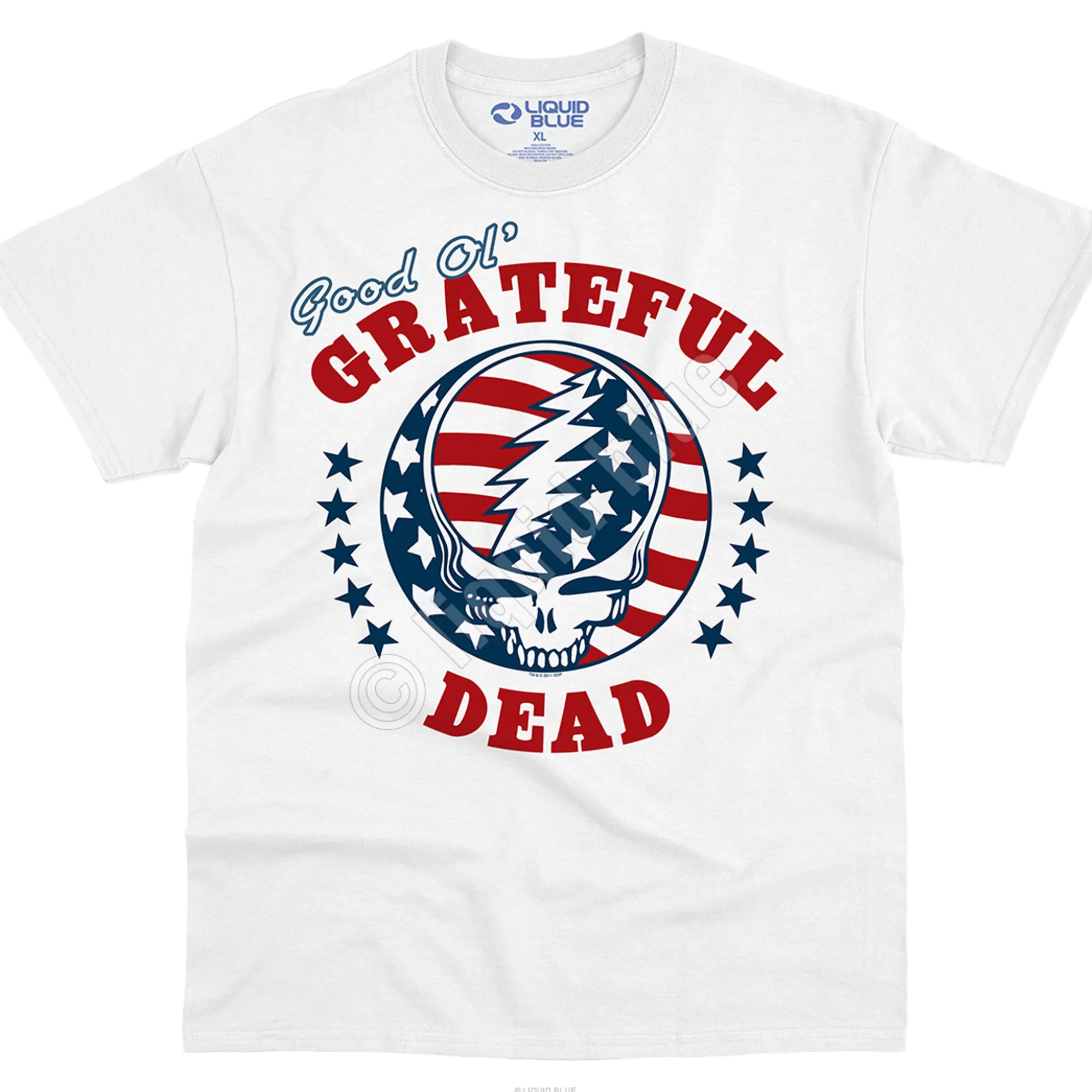 T-Shirt | Grateful Dead<Liquid Blue SYF Independence White T-Shirt