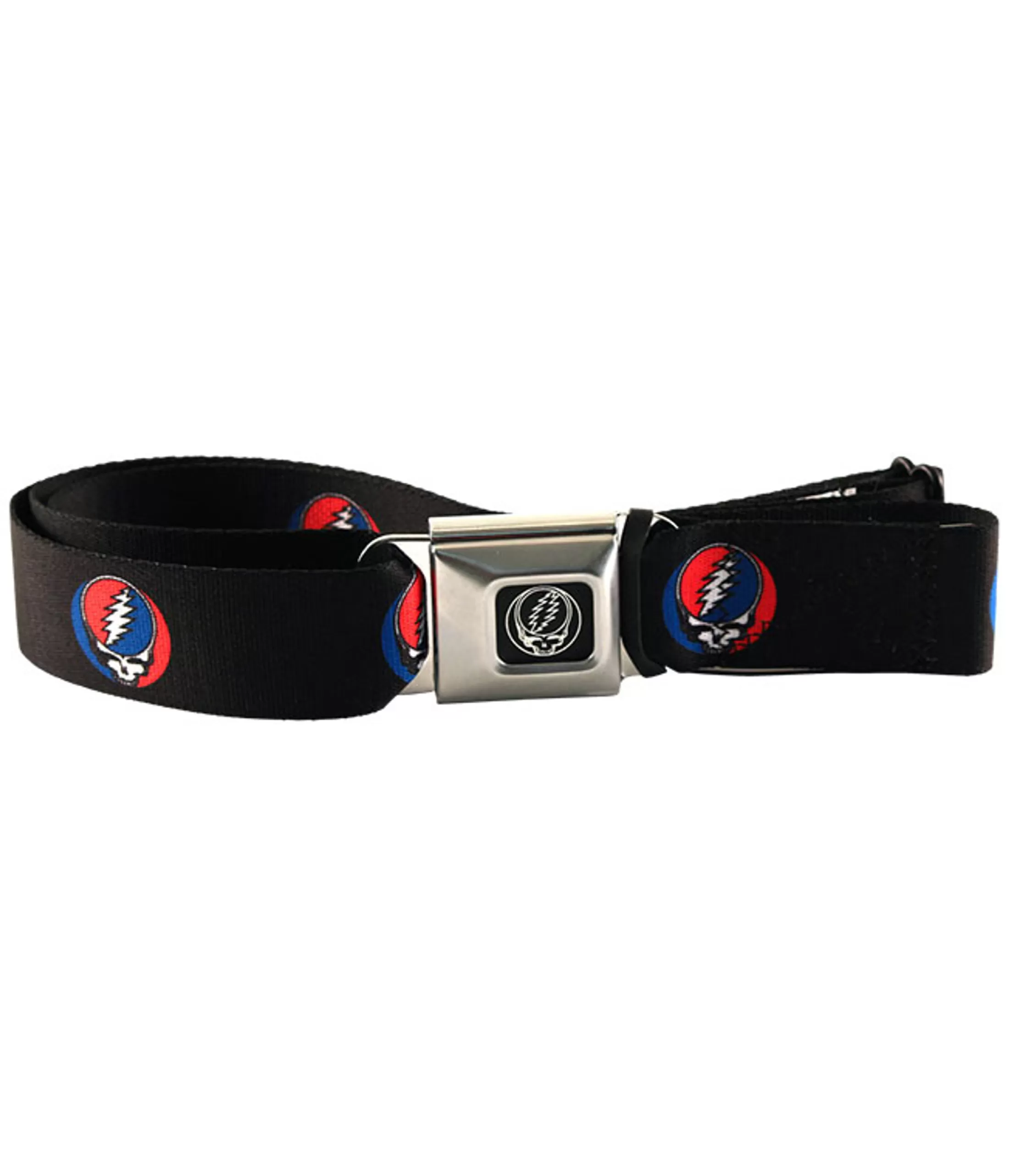 Belts | Grateful Dead<Liquid Blue SYF Logo Seatbelt Belt Black