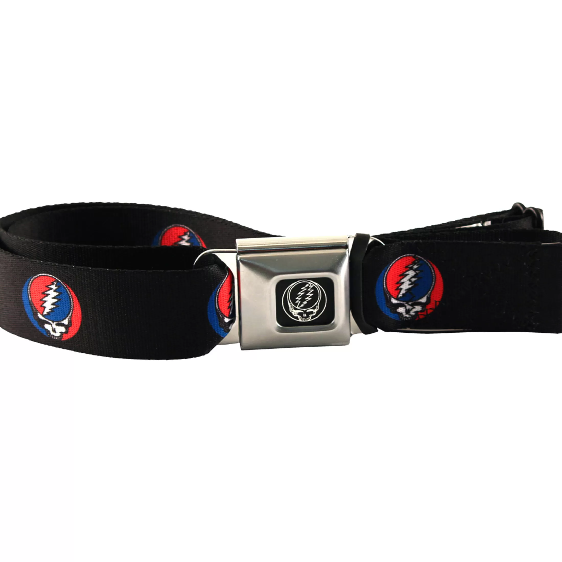 Belts | Grateful Dead<Liquid Blue SYF Logo Seatbelt Belt Black