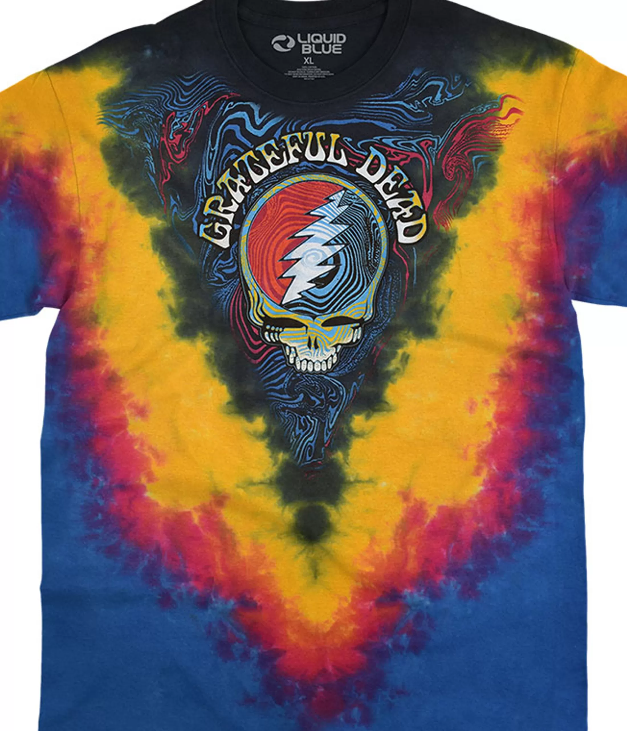 T-Shirt | Grateful Dead<Liquid Blue SYF Ripple Tie-Dye T-Shirt