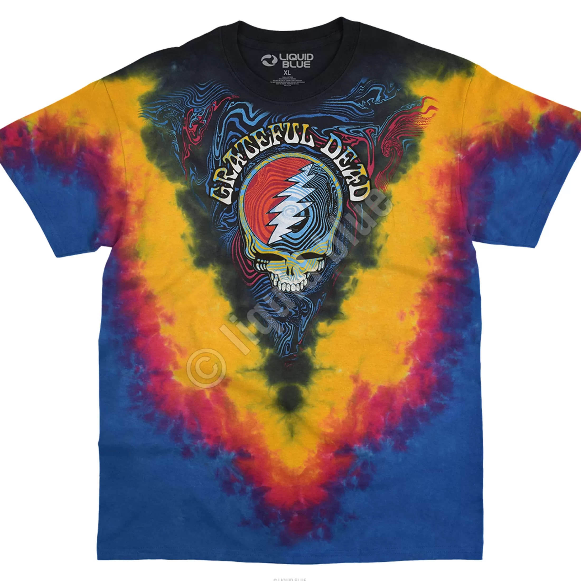 T-Shirt | Grateful Dead<Liquid Blue SYF Ripple Tie-Dye T-Shirt