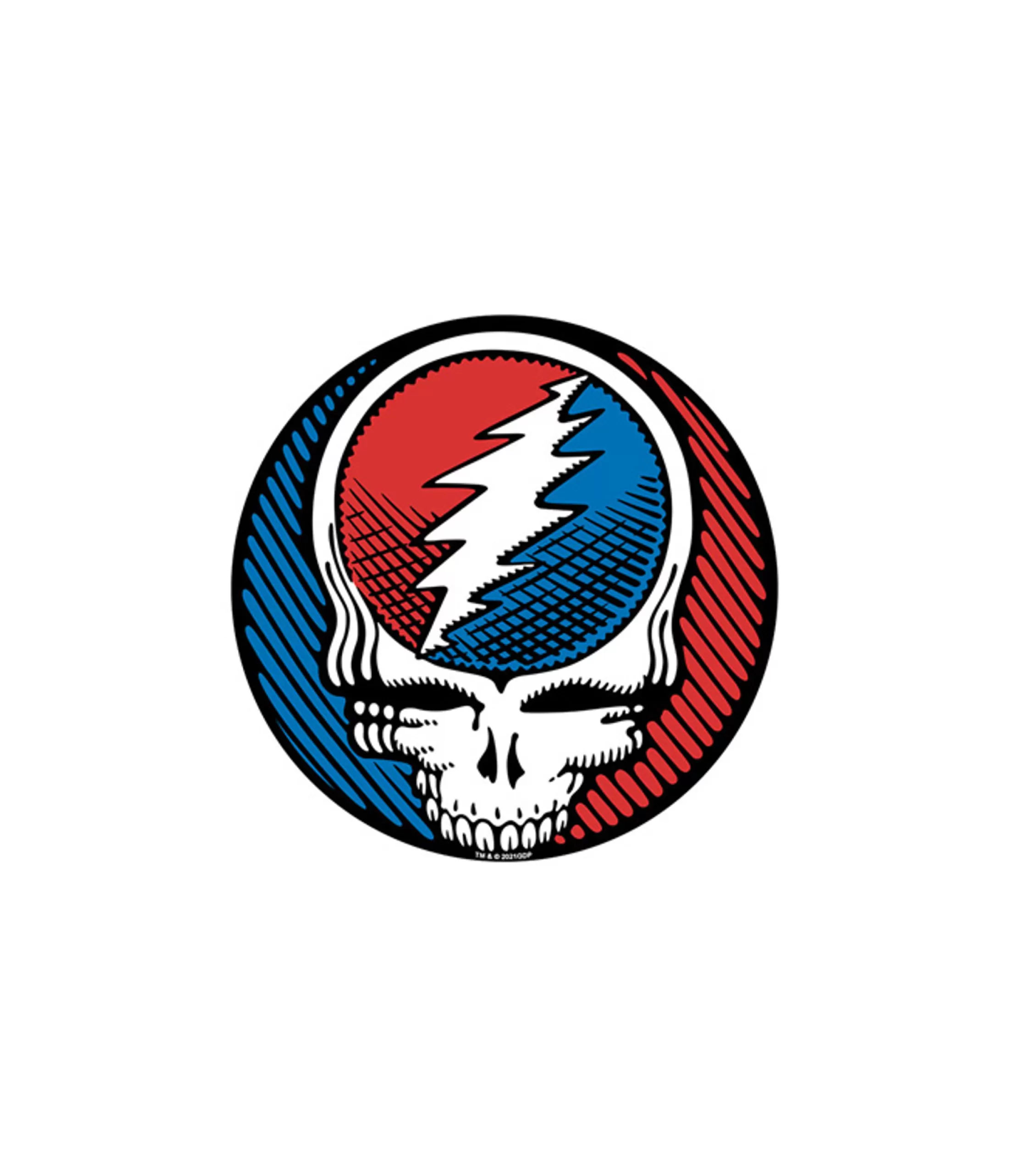 Grateful Dead<Liquid Blue SYF Underground 3 inch Mylar Sticker (FREE GIFT)