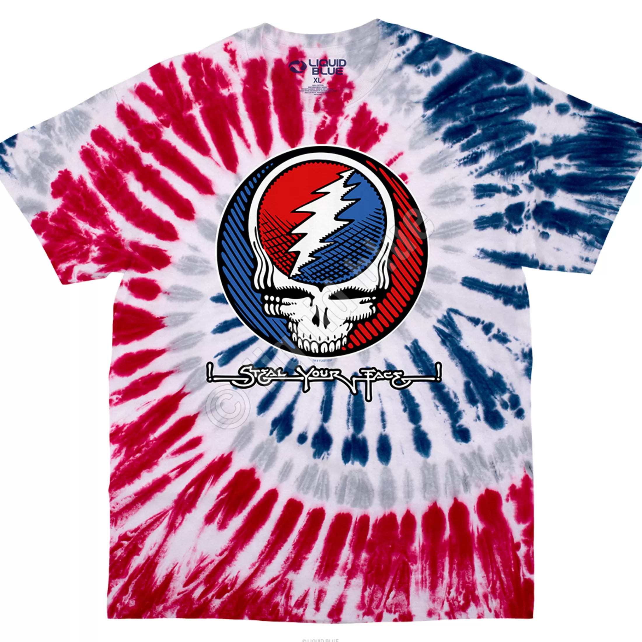 T-Shirt | Grateful Dead<Liquid Blue SYF Underground Tie-Dye T-Shirt