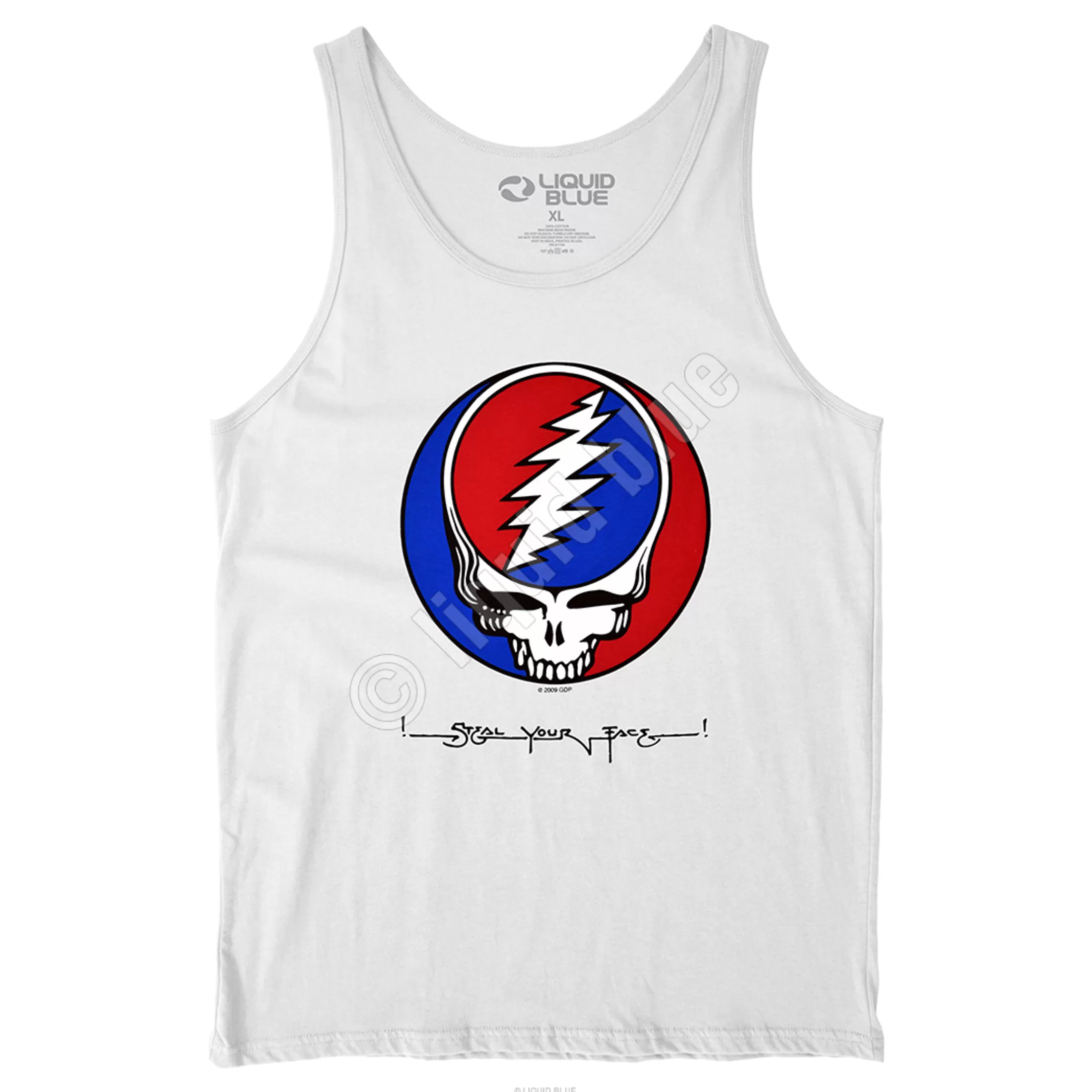 Tank Top | Grateful Dead<Liquid Blue SYF White Tank Top T-Shirt