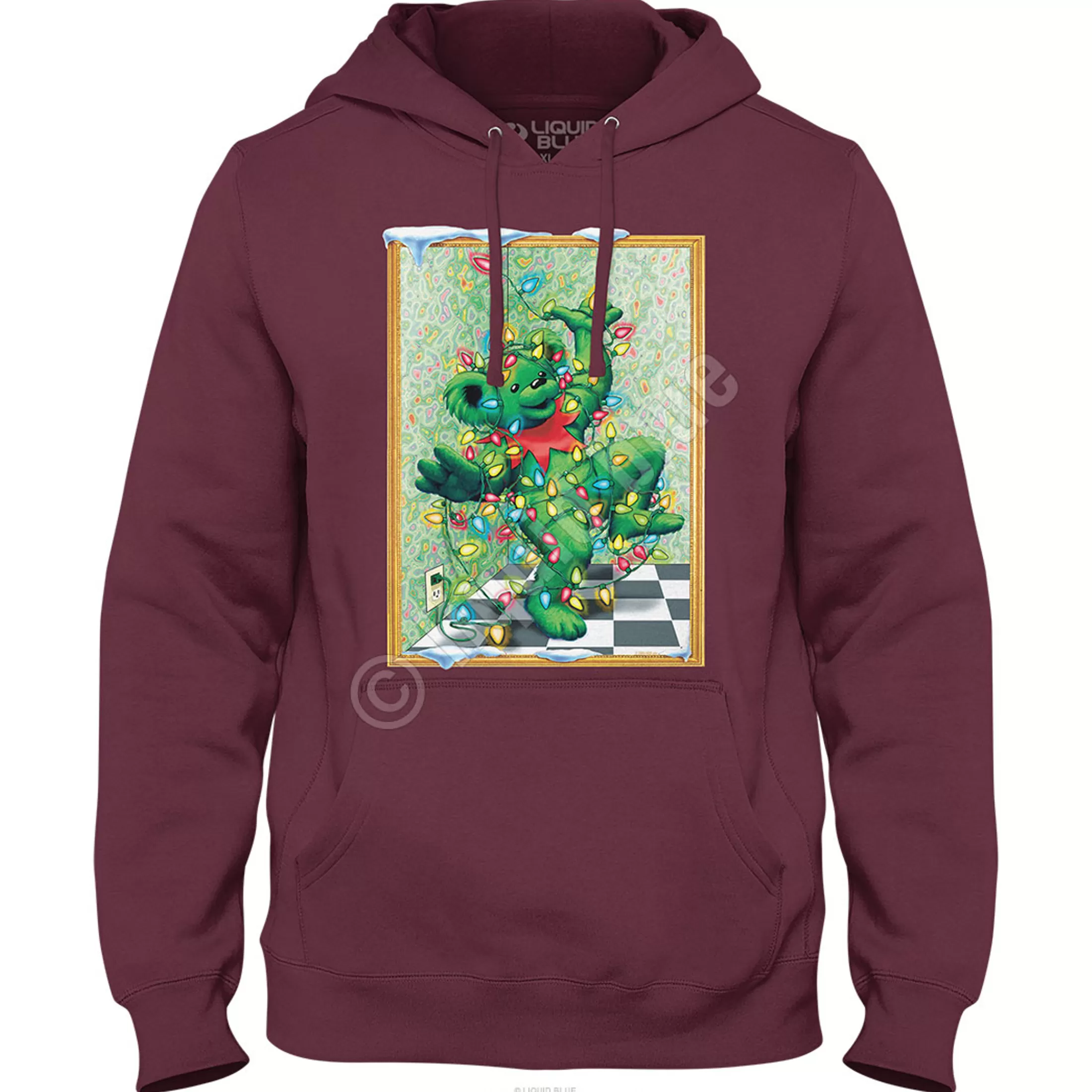 Hoodie | Tangled Bear<Liquid Blue Tangled Bear Hoodie