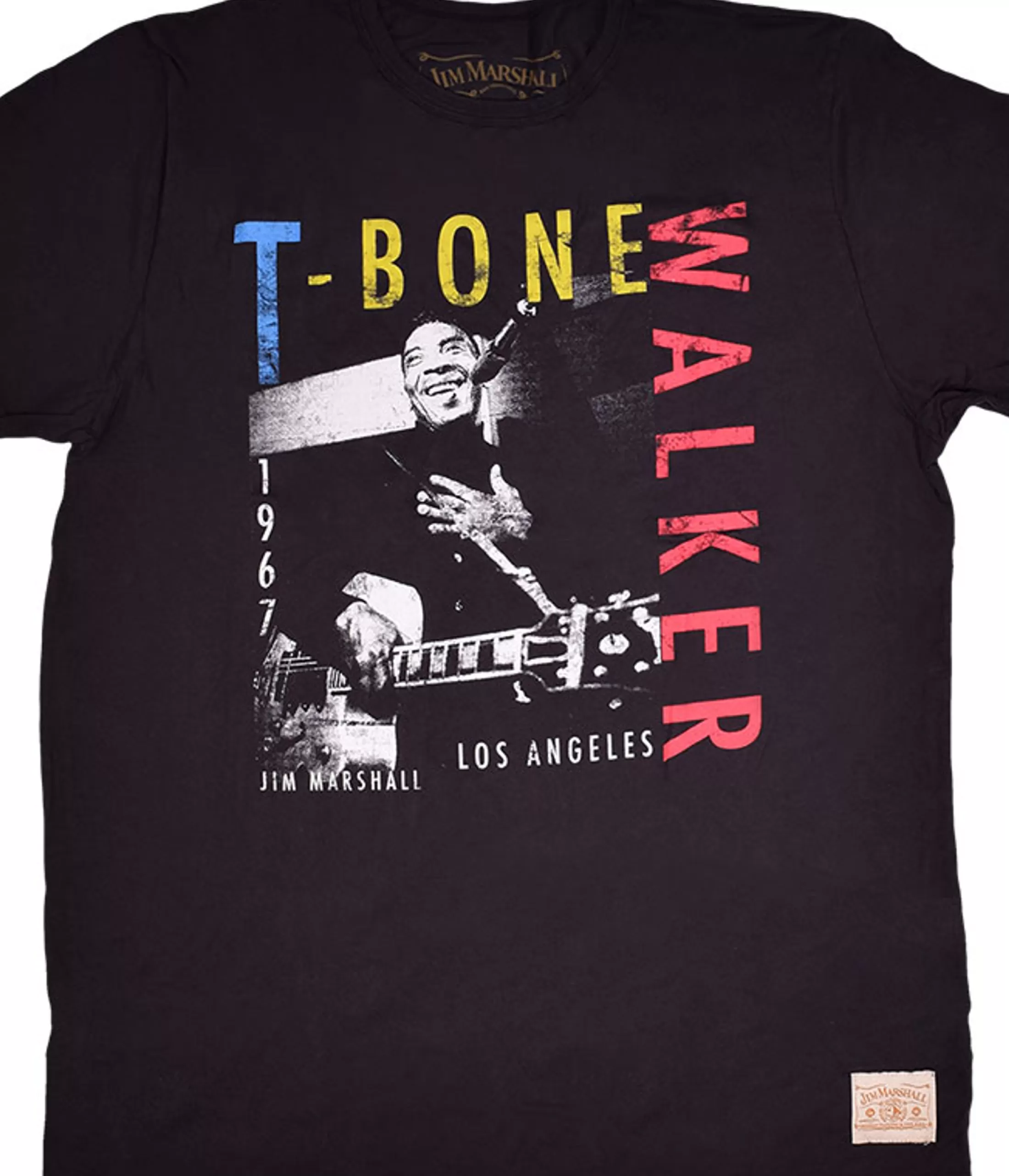 Athletic T-Shirt | T-Shirt<Liquid Blue T-Bone Walker Los Angeles '67 Black Athletic T-Shirt