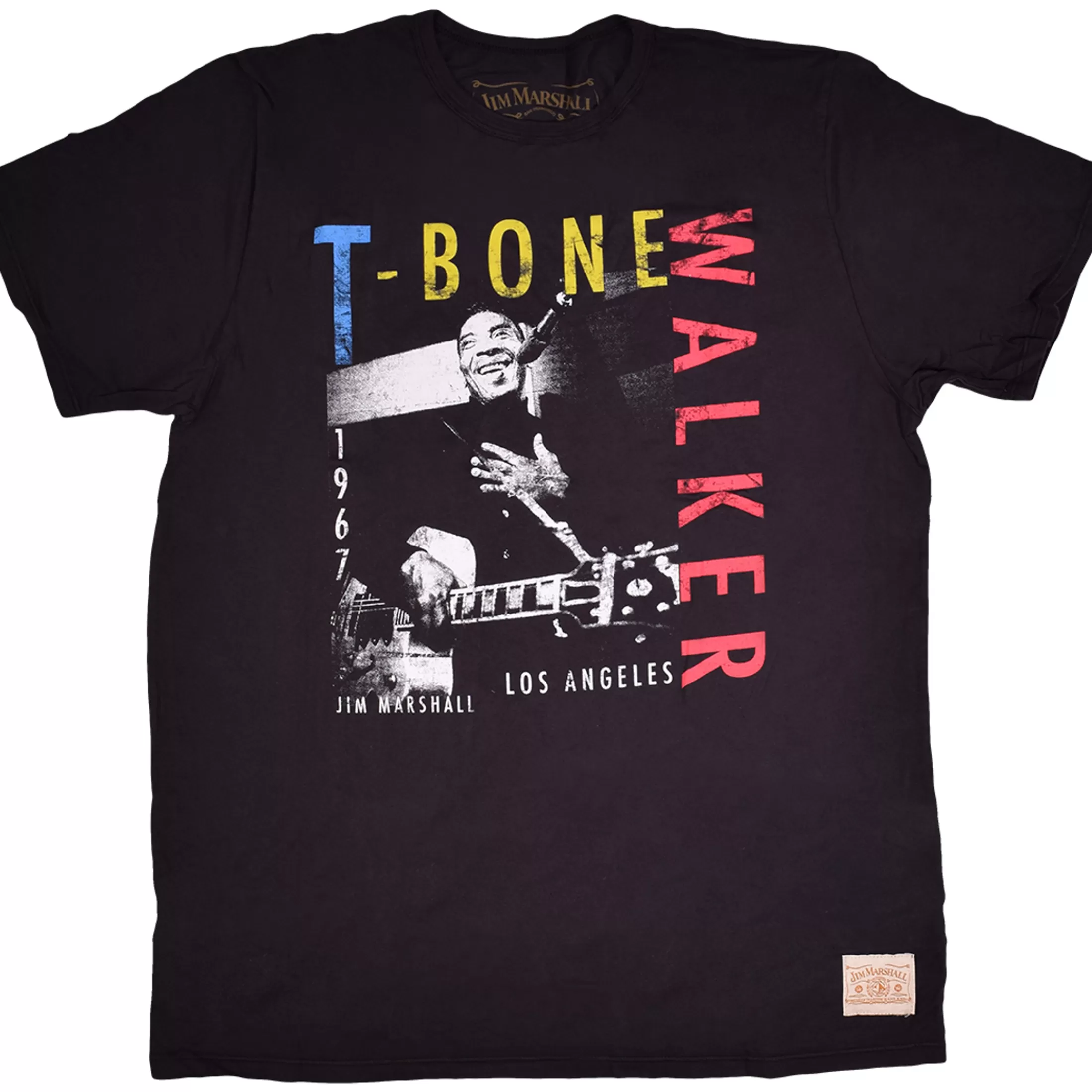 Athletic T-Shirt | T-Shirt<Liquid Blue T-Bone Walker Los Angeles '67 Black Athletic T-Shirt