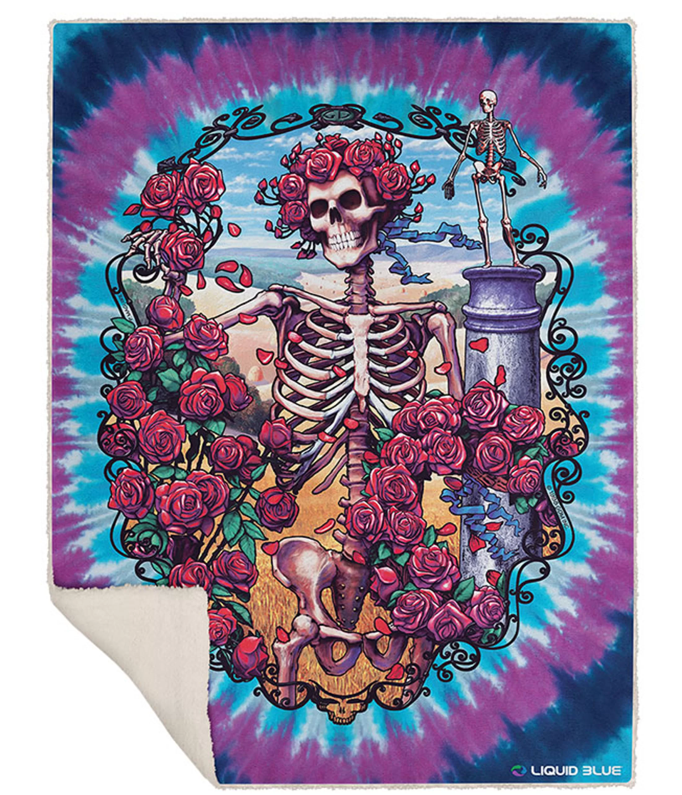 Grateful Dead | Classic<Liquid Blue 30th Anniversary Fleece Throw Blanket