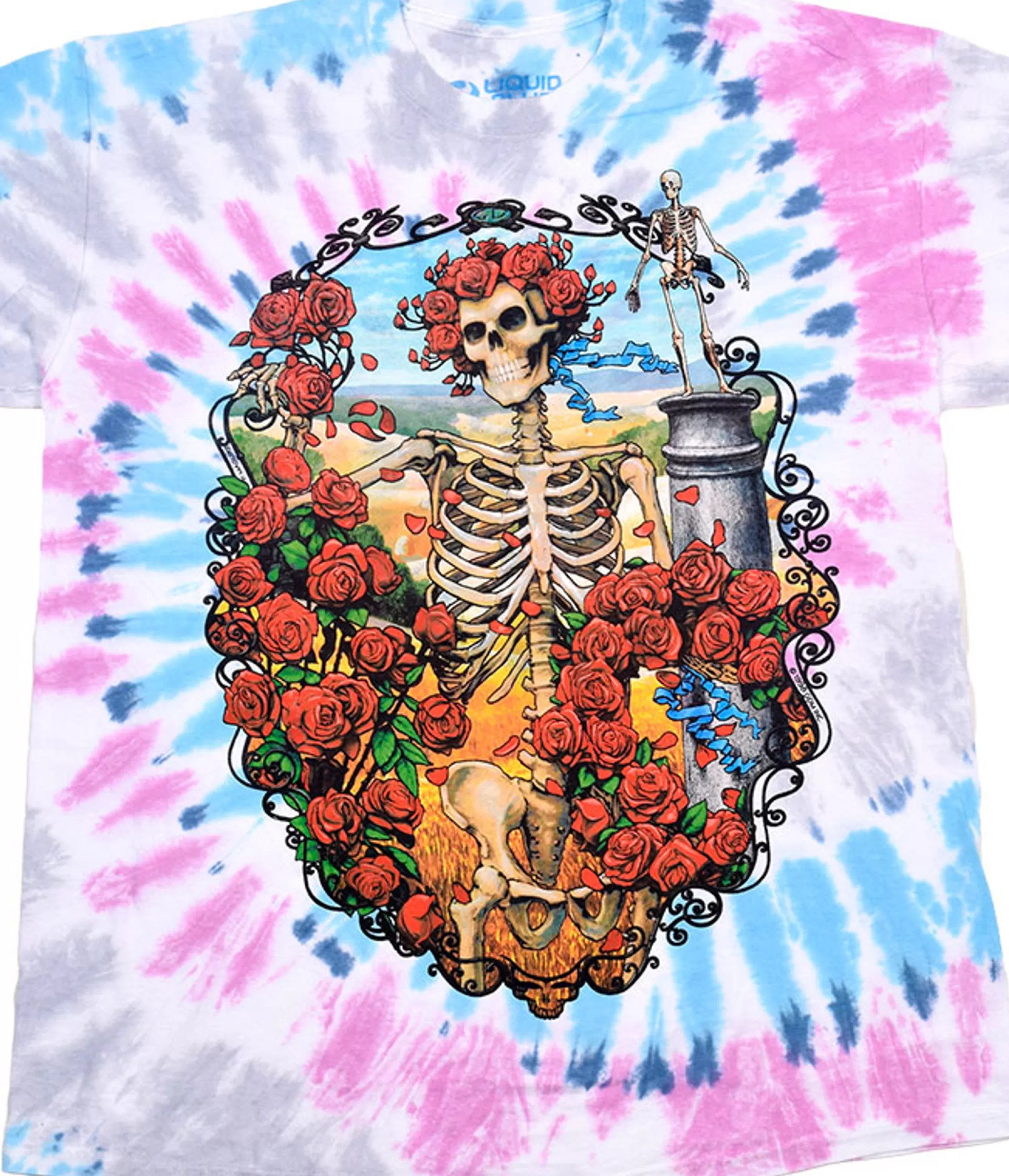 T-Shirt | Grateful Dead<Liquid Blue 30th Anniversary Spiral T-Shirt