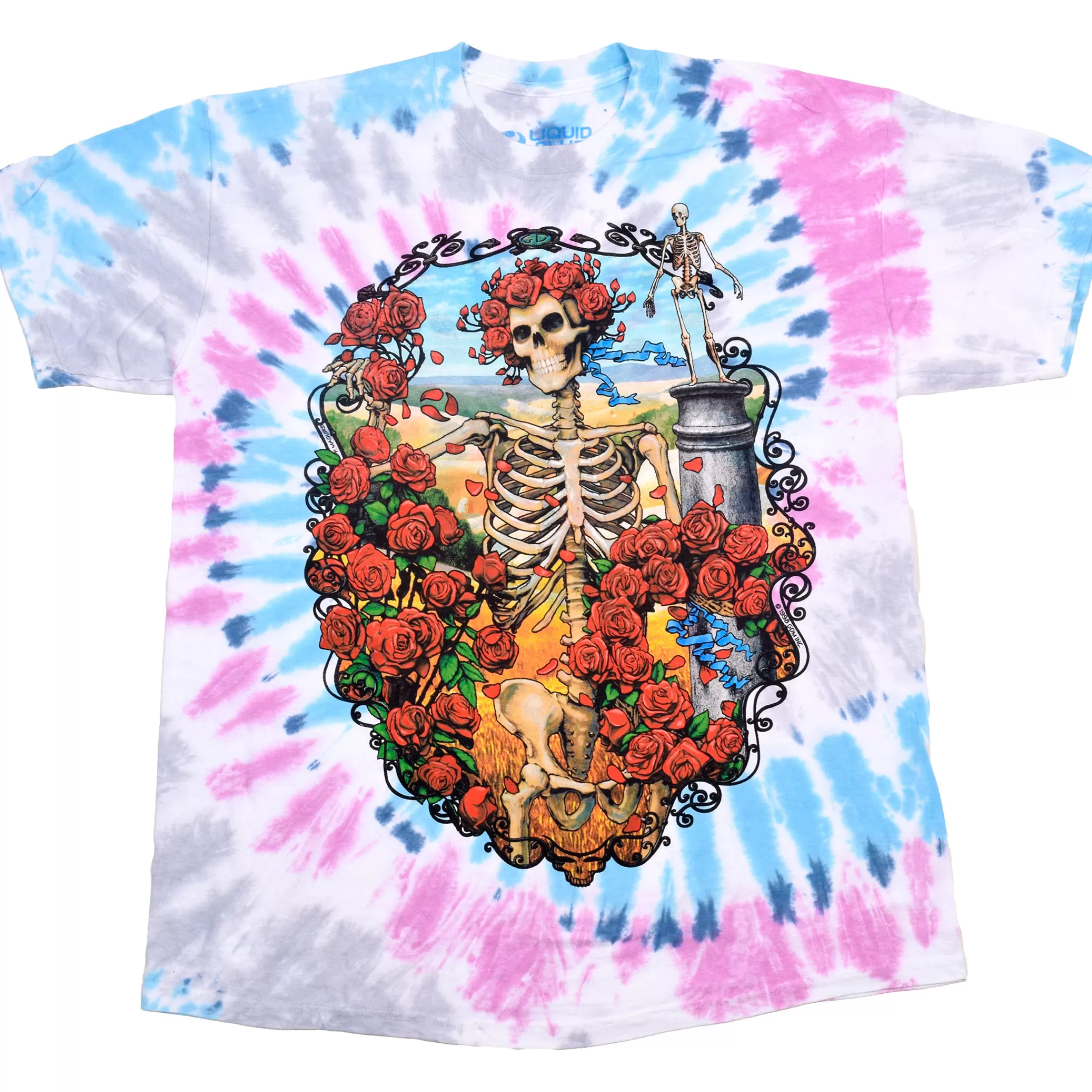 T-Shirt | Grateful Dead<Liquid Blue 30th Anniversary Spiral T-Shirt