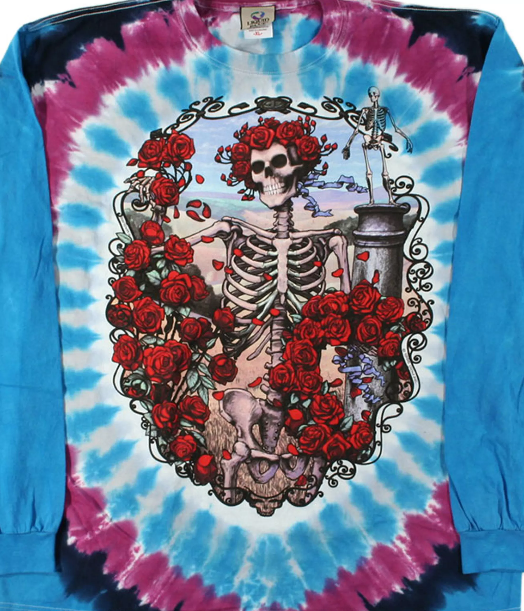 Long Sleeve | Grateful Dead<Liquid Blue 30th Anniversary Tie-Dye Long Sleeve T-Shirt