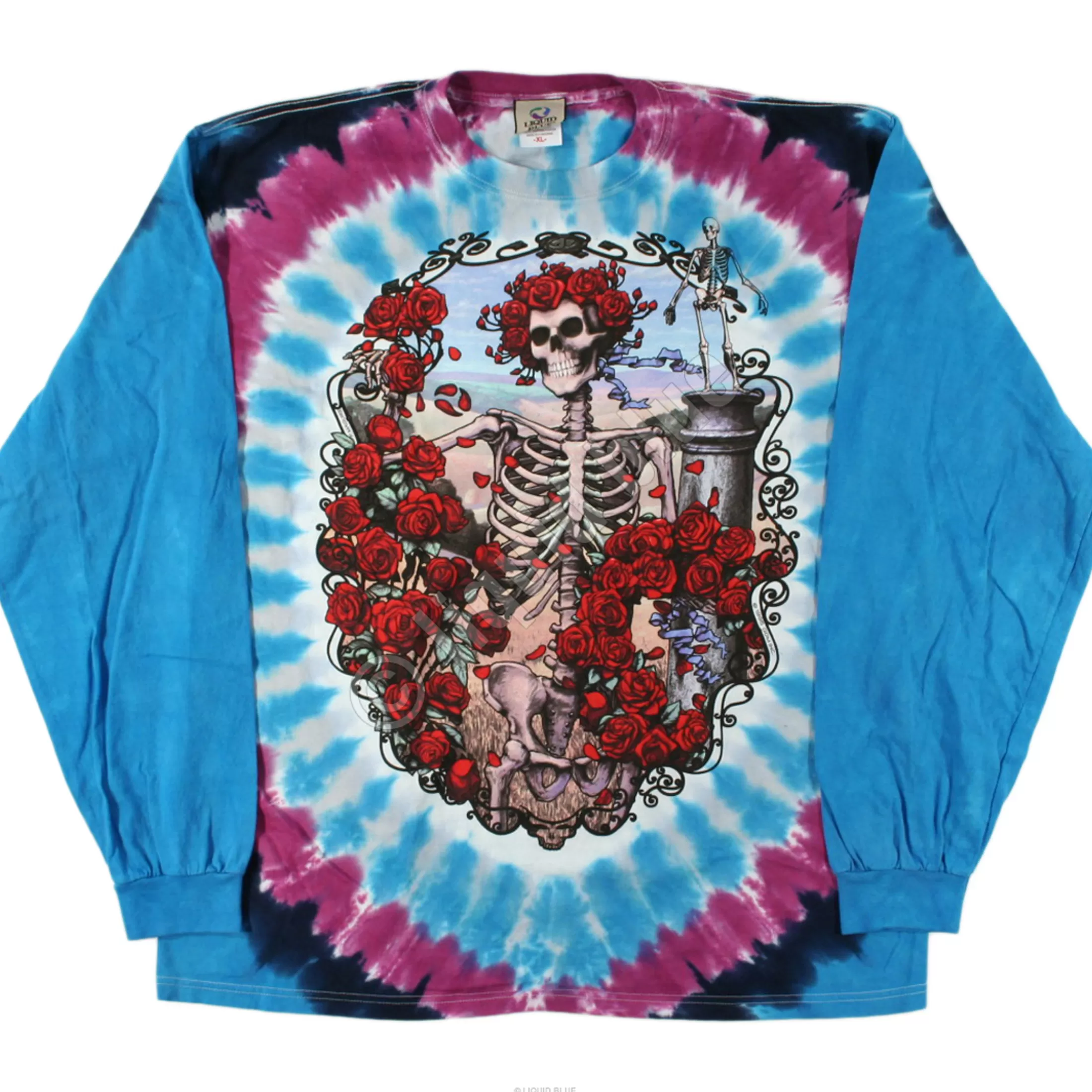 Long Sleeve | Grateful Dead<Liquid Blue 30th Anniversary Tie-Dye Long Sleeve T-Shirt