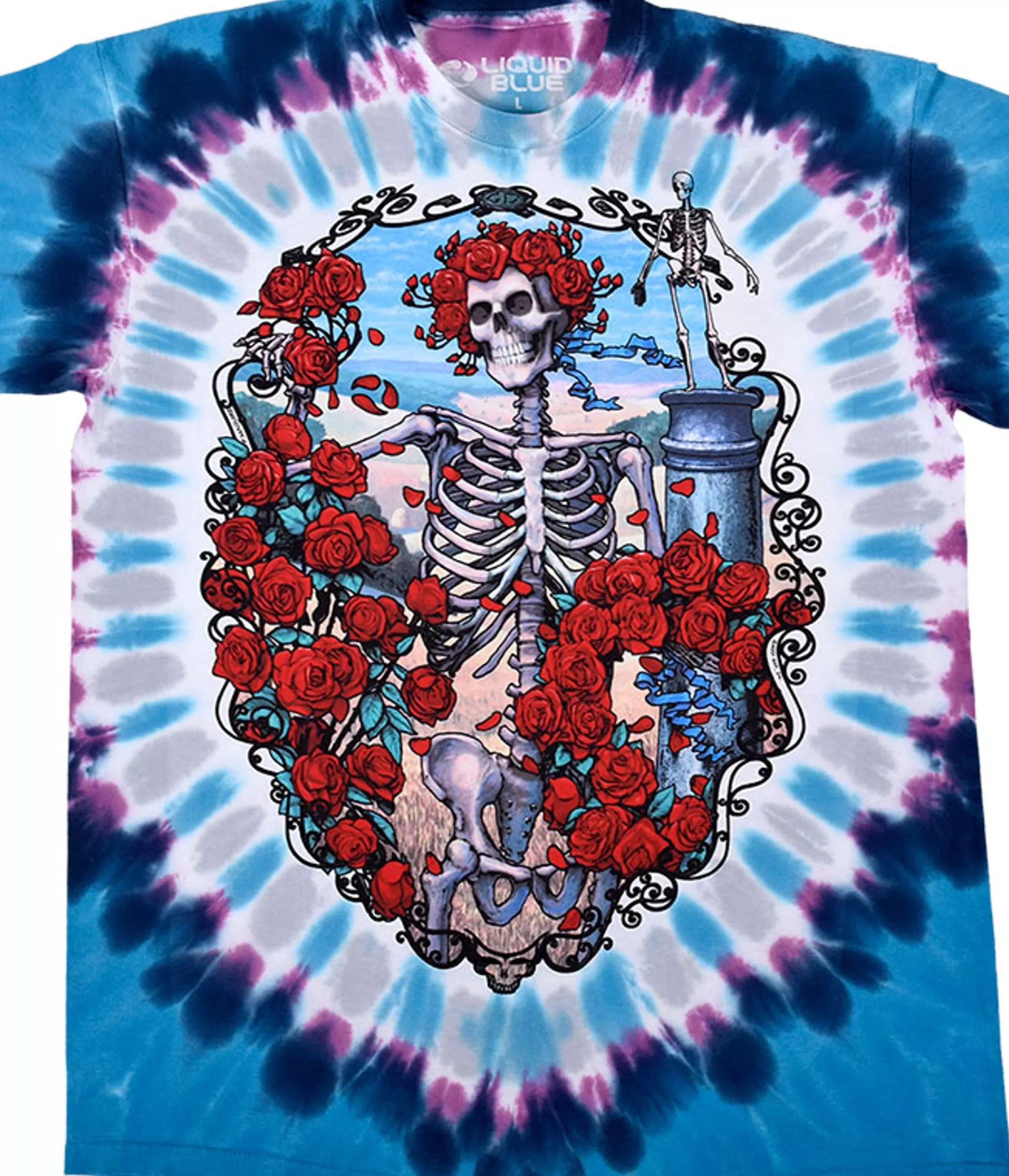 T-Shirt | Grateful Dead<Liquid Blue 30th Anniversary Tie-Dye T-Shirt