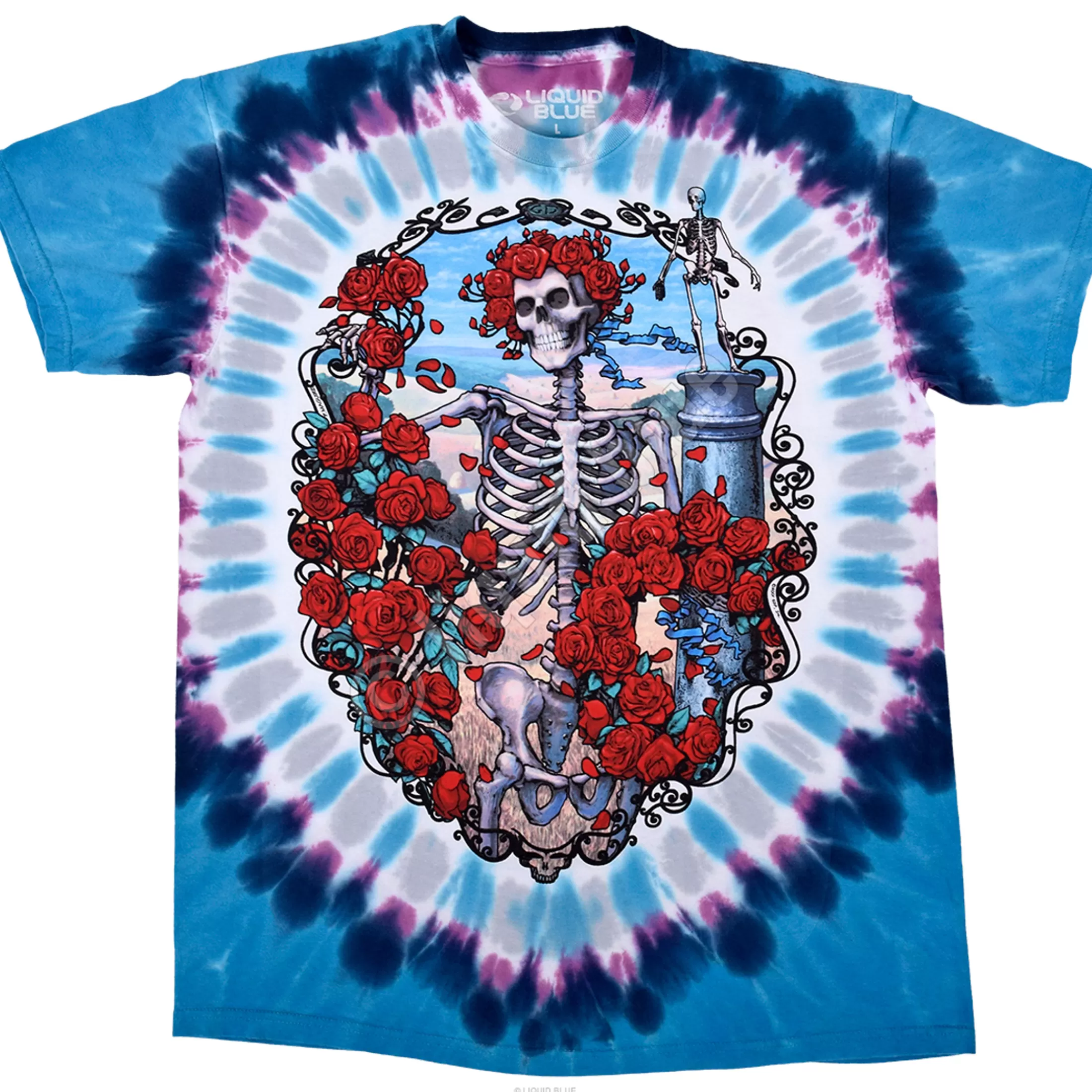 T-Shirt | Grateful Dead<Liquid Blue 30th Anniversary Tie-Dye T-Shirt