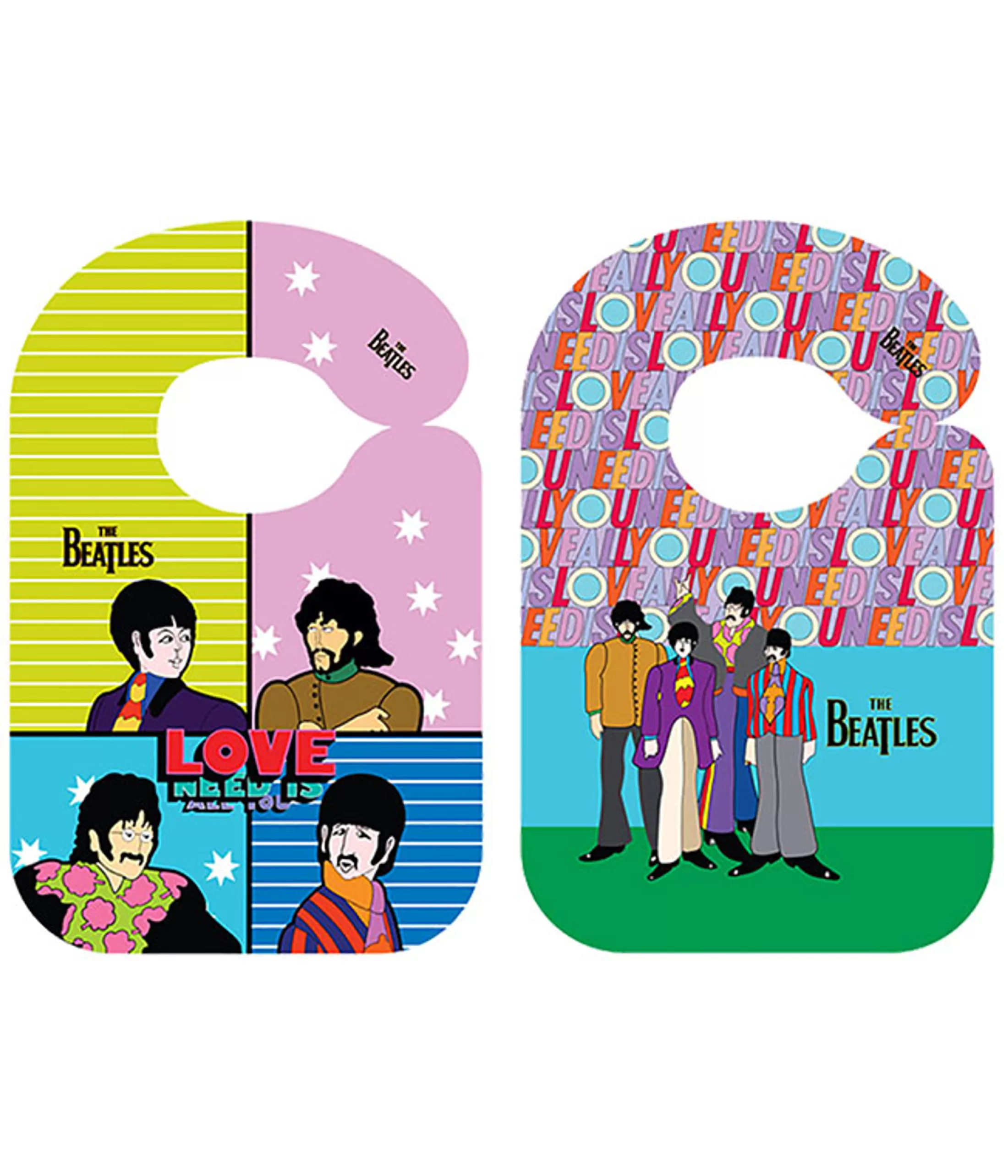 Bibs | Beatles<Liquid Blue The Beatles Baby Bibs 2 Pack