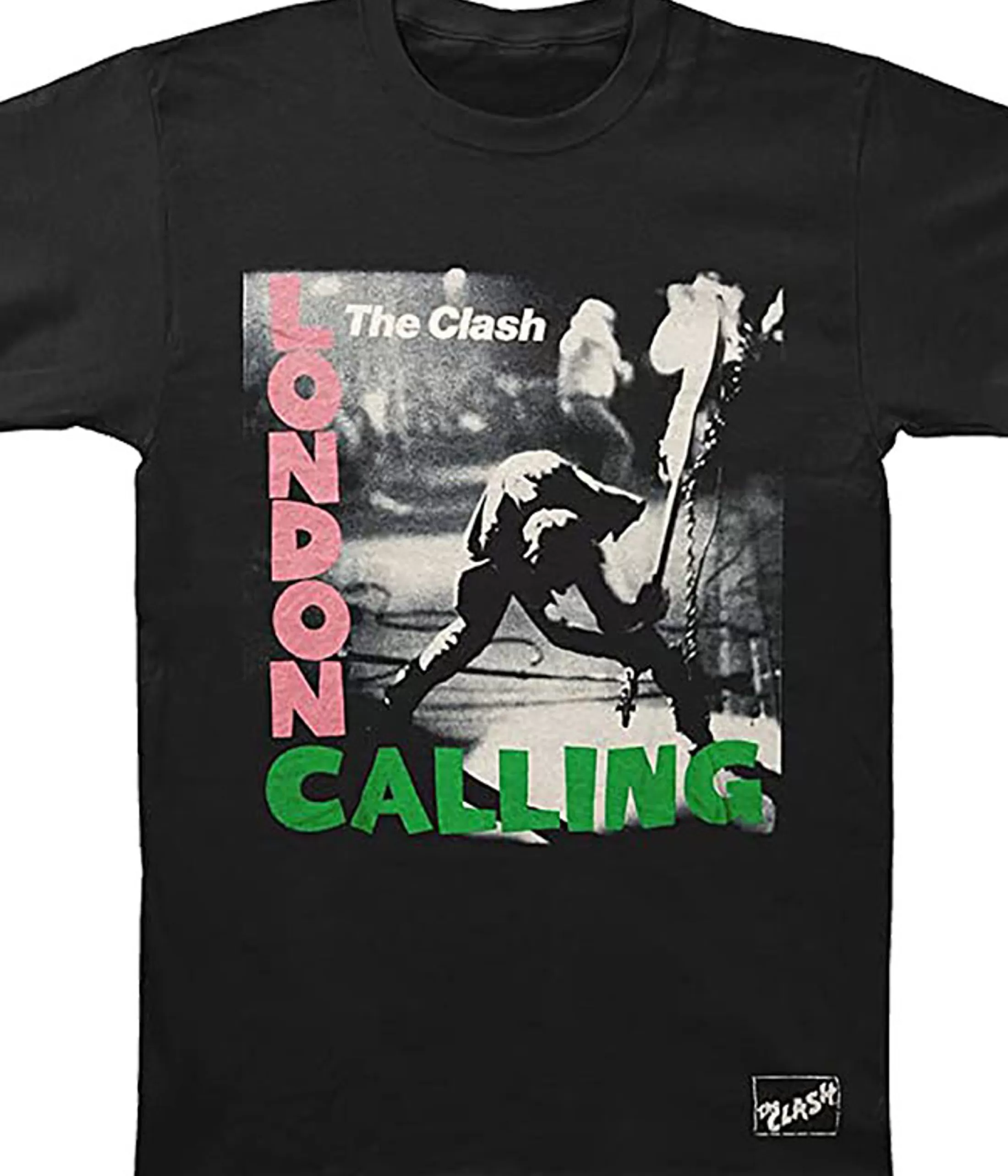 T-Shirt | The Clash<Liquid Blue The Clash London Calling Black T-Shirt