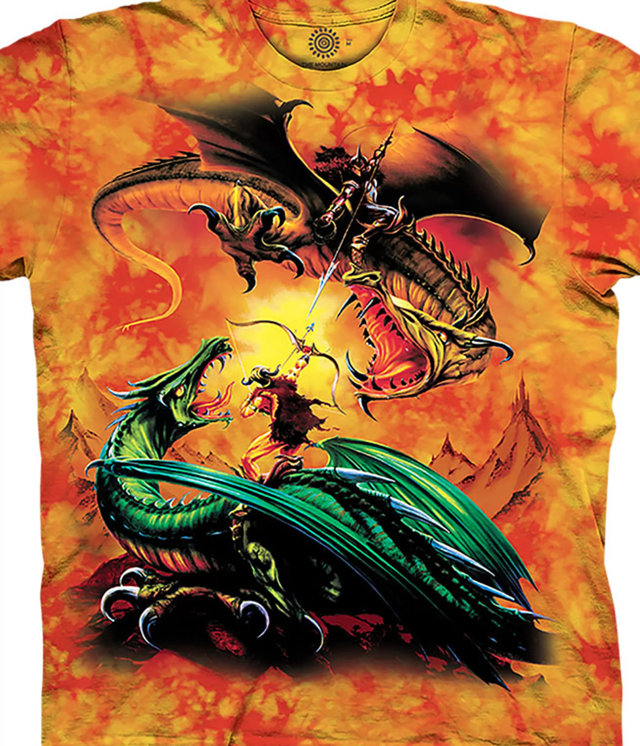 T-Shirt | Dragons<Liquid Blue The Duel Classic Cotton T-Shirt