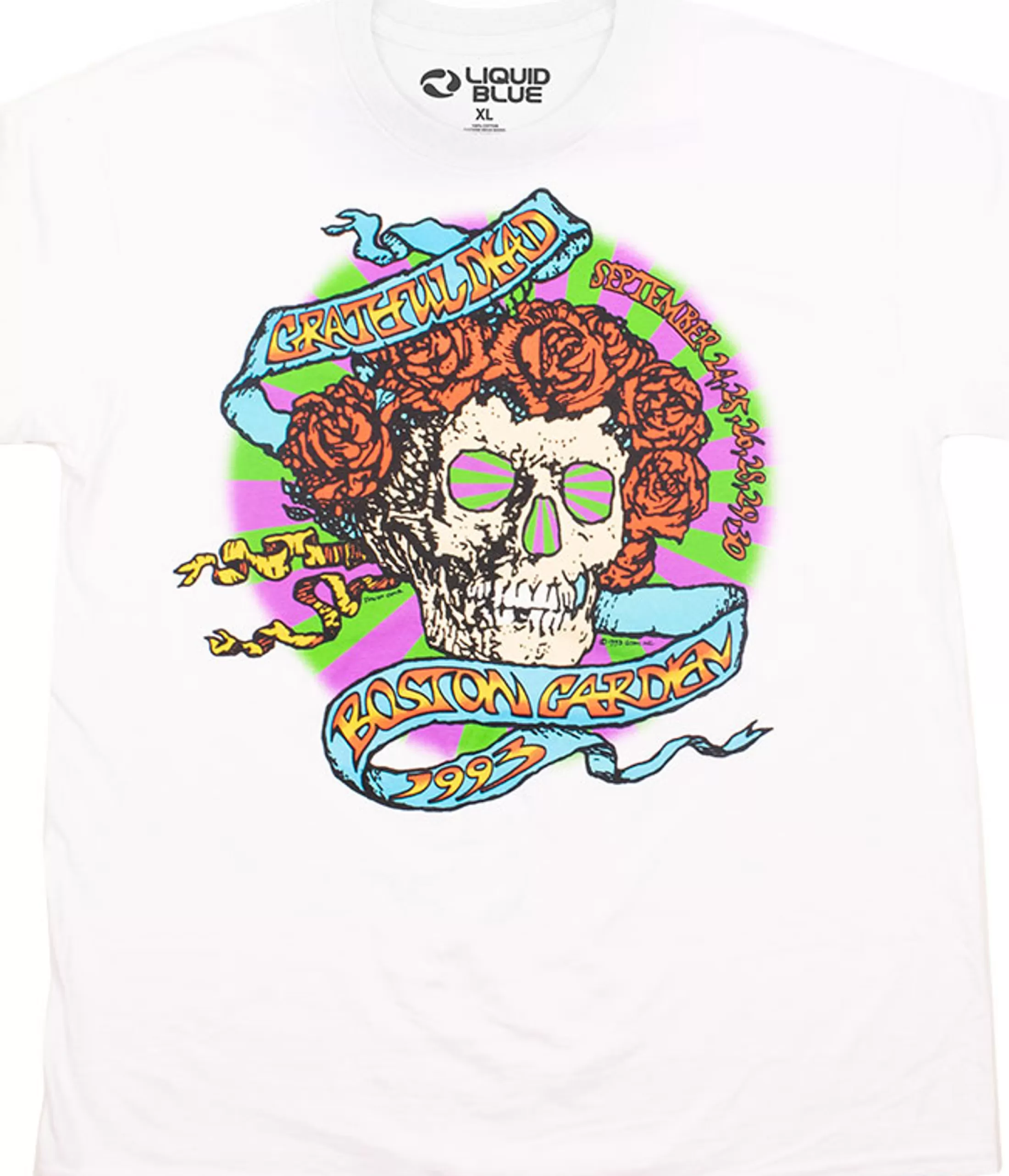 T-Shirt | Grateful Dead<Liquid Blue The Garden 93 White T-Shirt