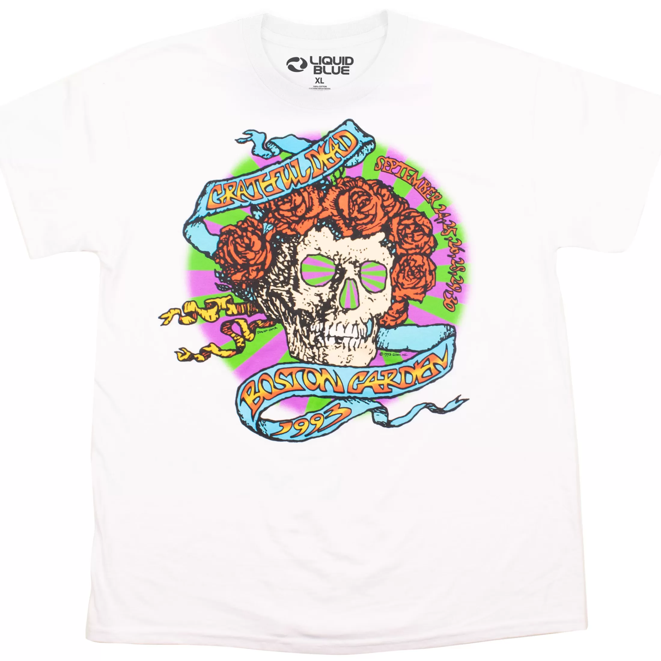 T-Shirt | Grateful Dead<Liquid Blue The Garden 93 White T-Shirt