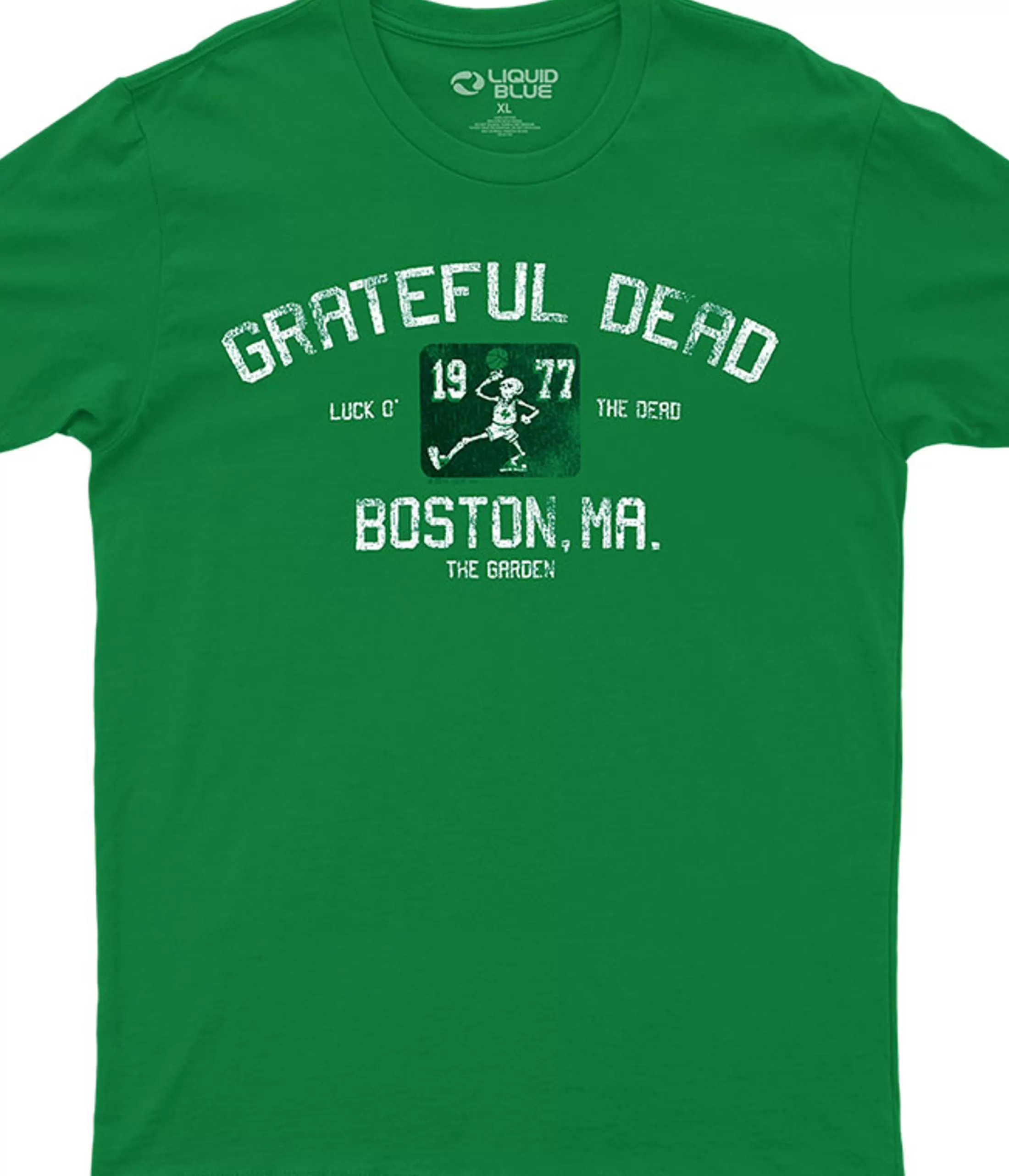 Athletic T-Shirt | Grateful Dead<Liquid Blue The Garden Green Athletic T-Shirt