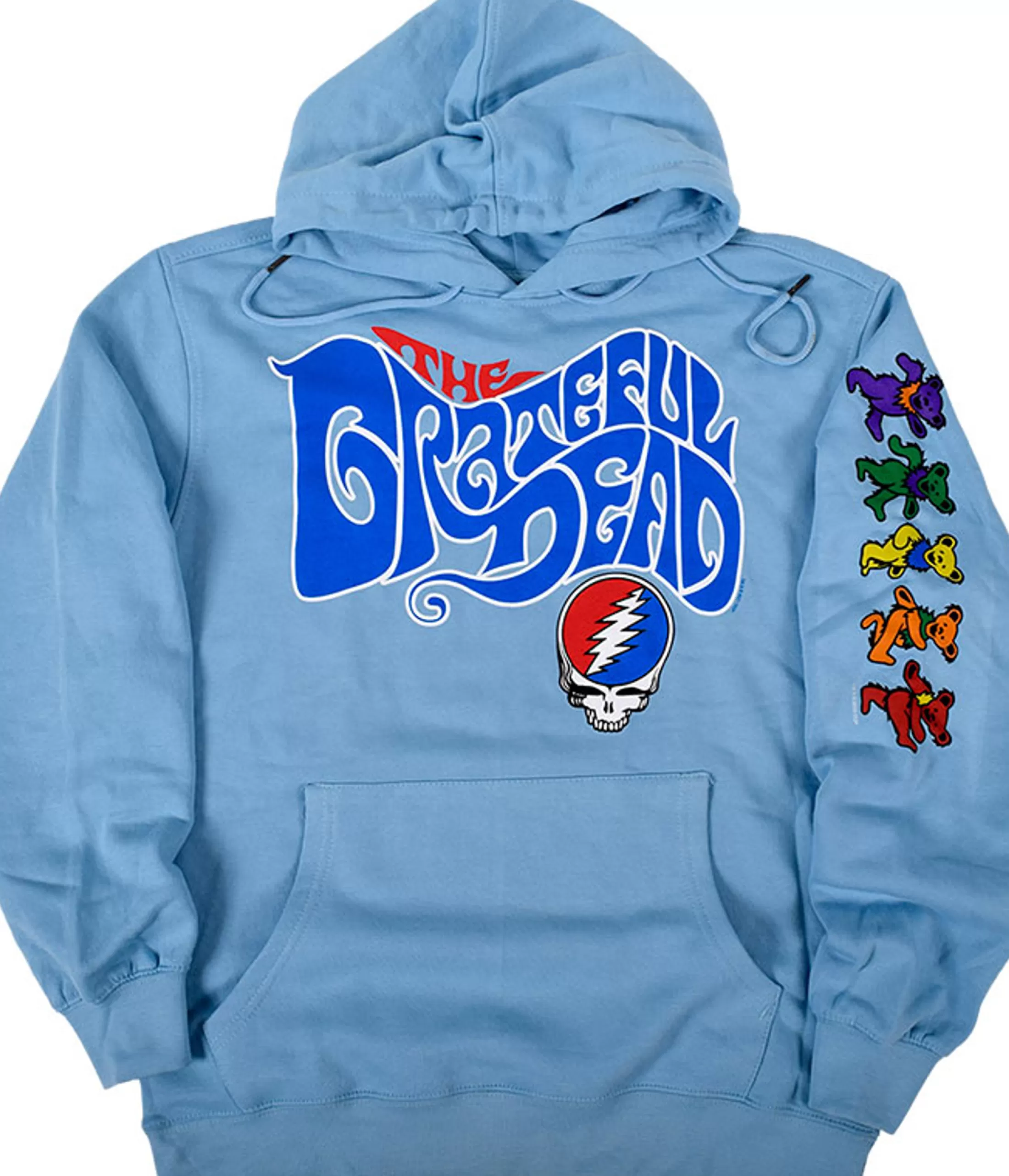 Hoodie | Grateful Dead<Liquid Blue The Grateful Dead Light Blue Sleeve Printed Hoodie