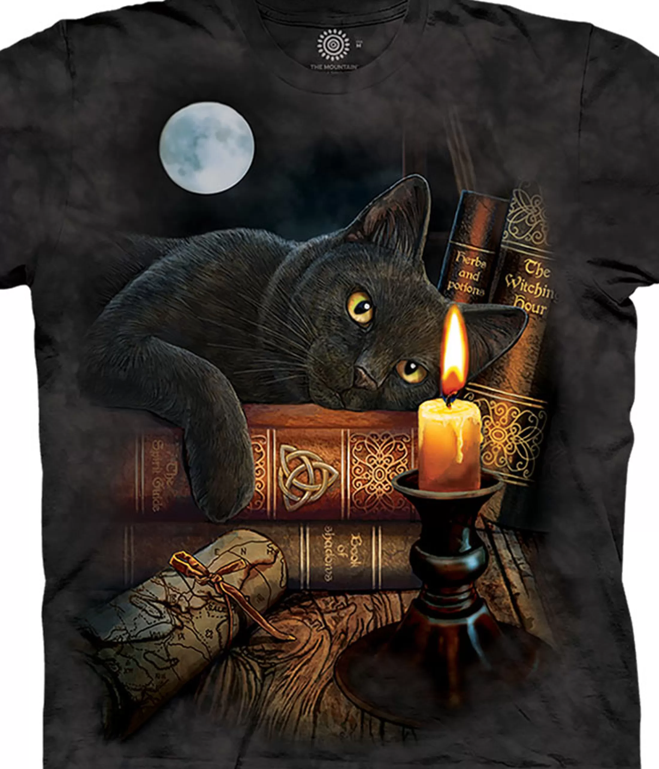 T-Shirt | Halloween<Liquid Blue The Witching Hour Classic Cotton T-Shirt