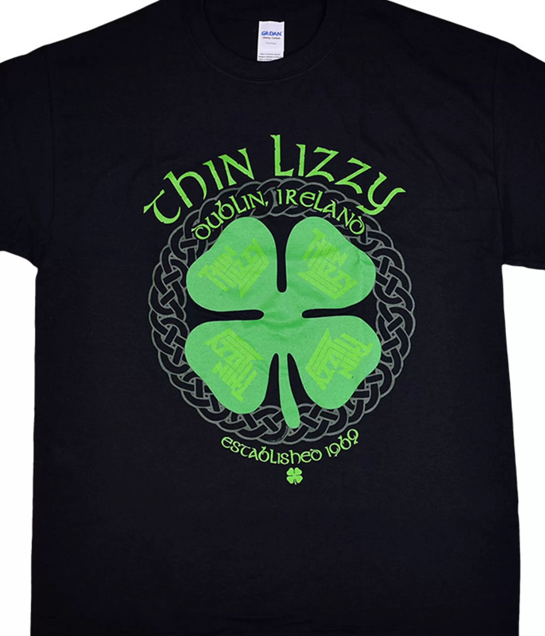 T-Shirt | Thin Lizzy<Liquid Blue Thin Lizzy Dublin Ireland Black T-Shirt