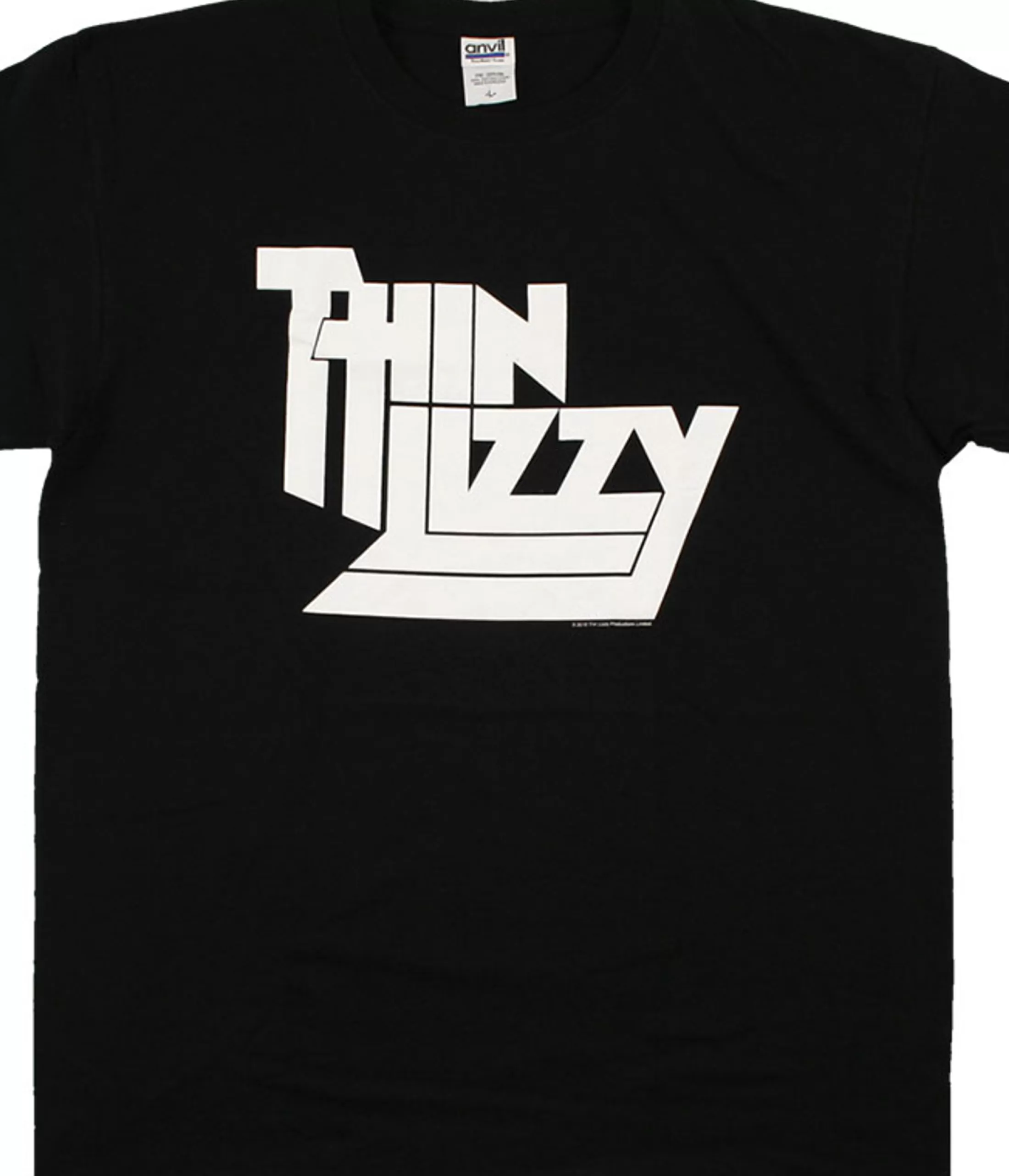 T-Shirt | Thin Lizzy<Liquid Blue Thin Lizzy Logo Black T-Shirt