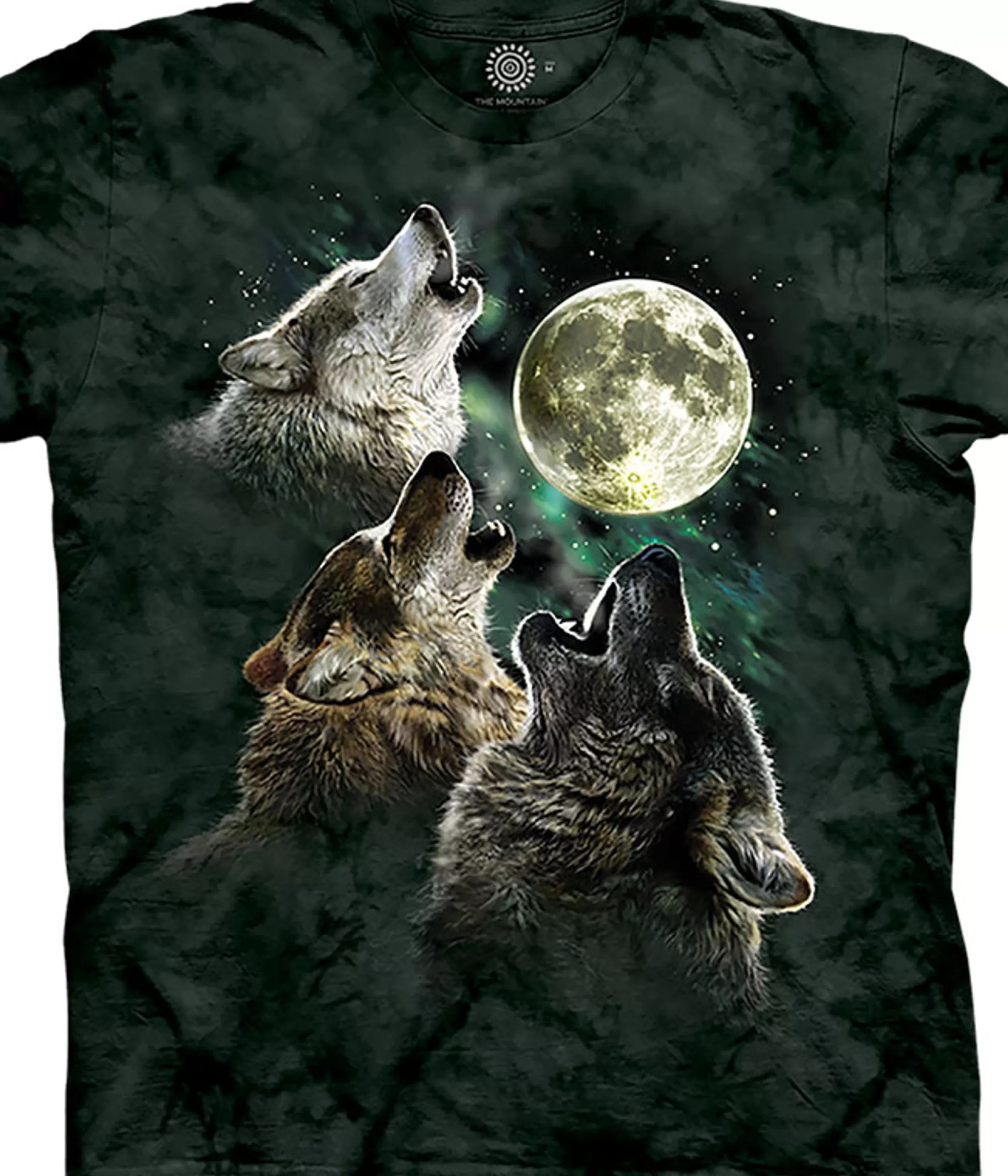 T-Shirt | Wolf Shirt Collection<Liquid Blue Three Wolf Moon® Classic Cotton T-Shirt