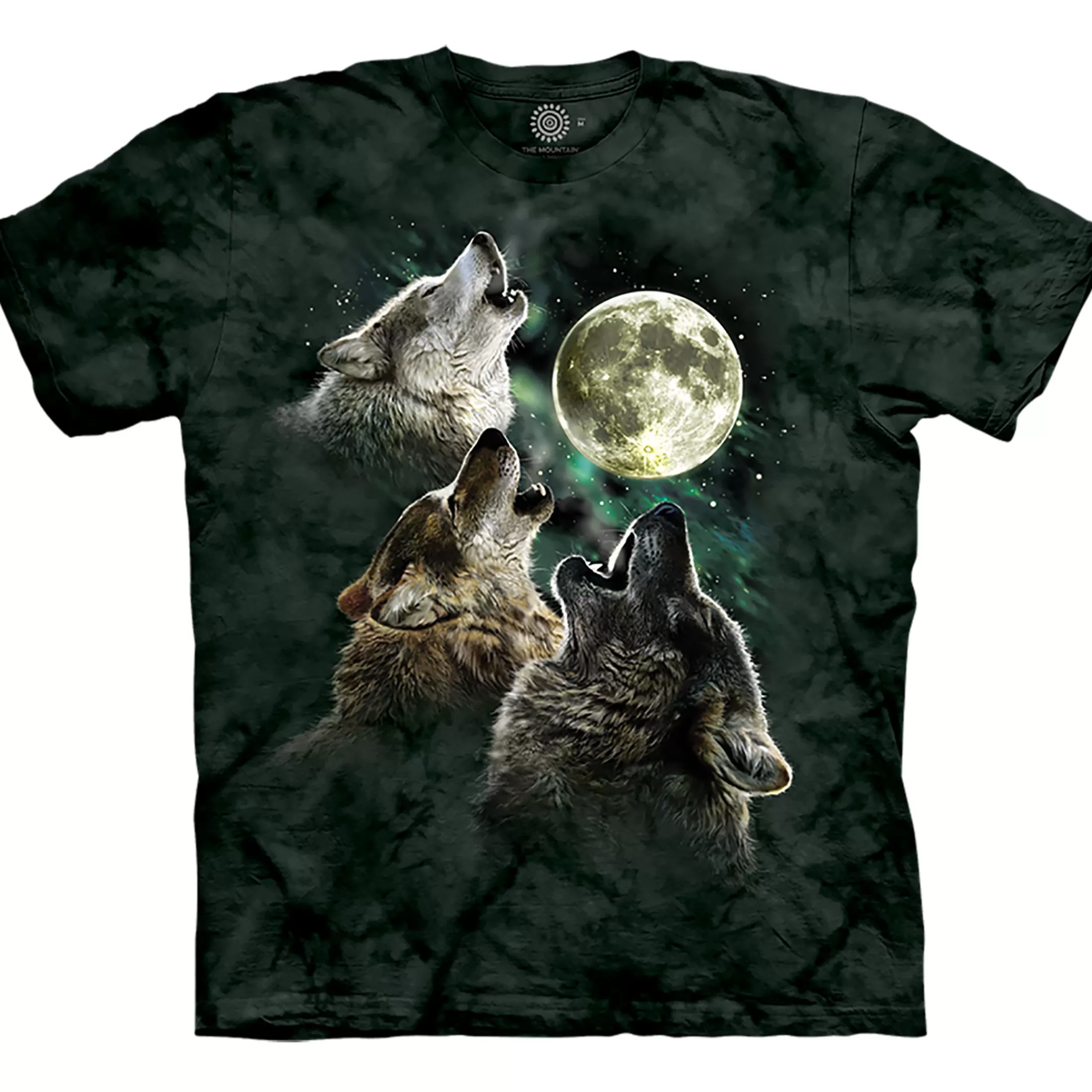 T-Shirt | Wolf Shirt Collection<Liquid Blue Three Wolf Moon® Classic Cotton T-Shirt