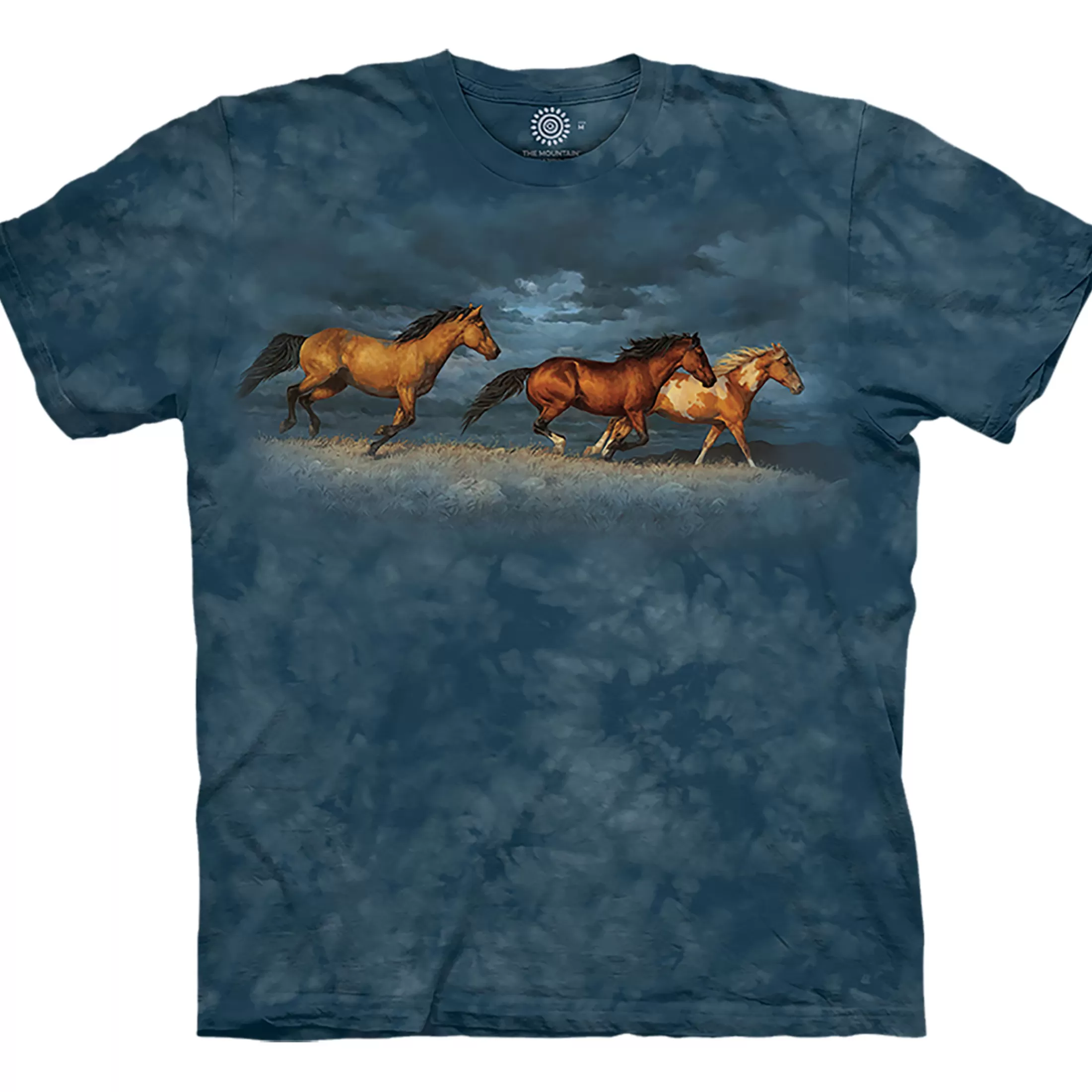 T-Shirt | Horses<Liquid Blue Thunder Ridge Classic Cotton T-Shirt