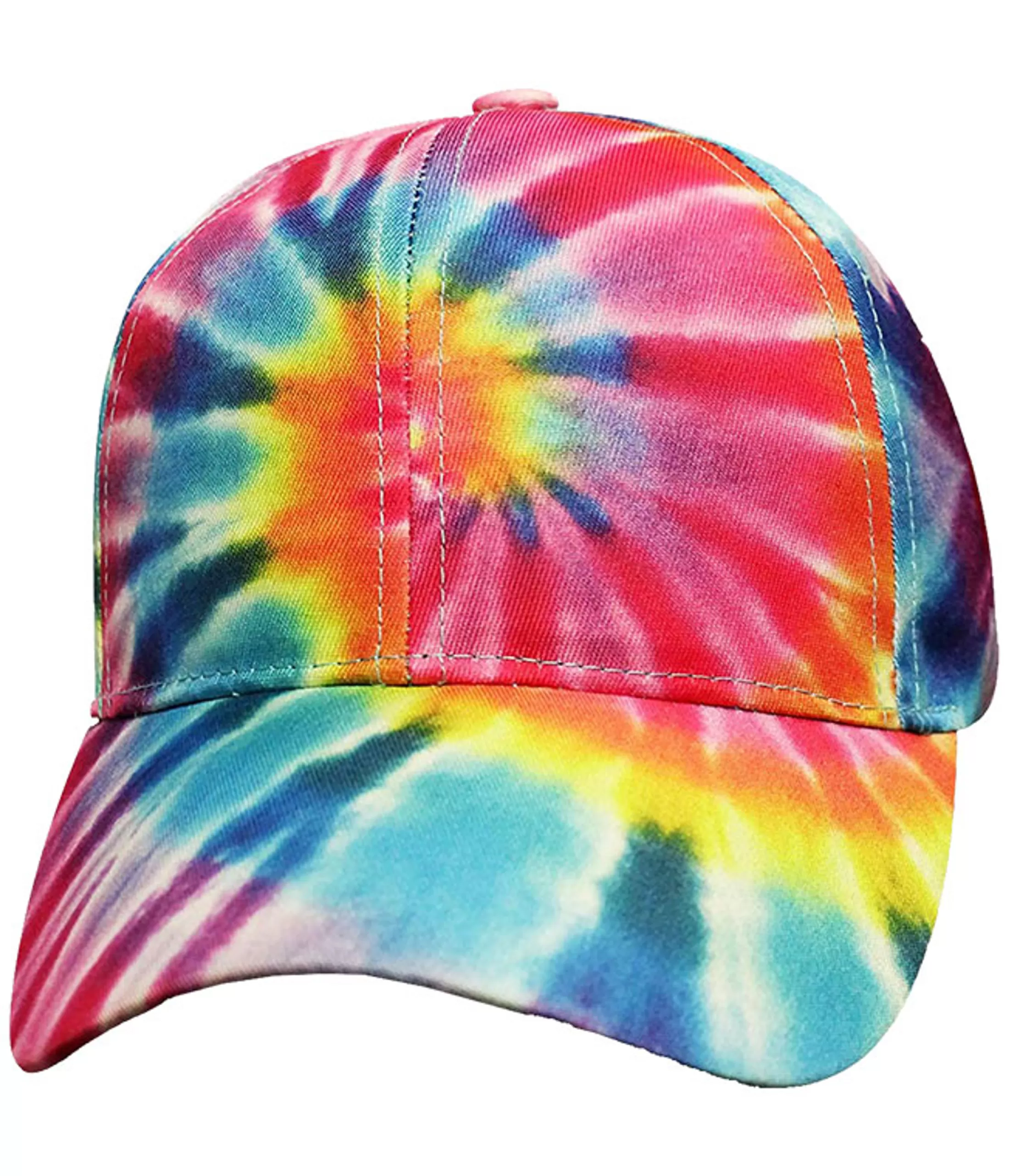 Hats<Liquid Blue Tie-Dye Pastel Spiral Hat