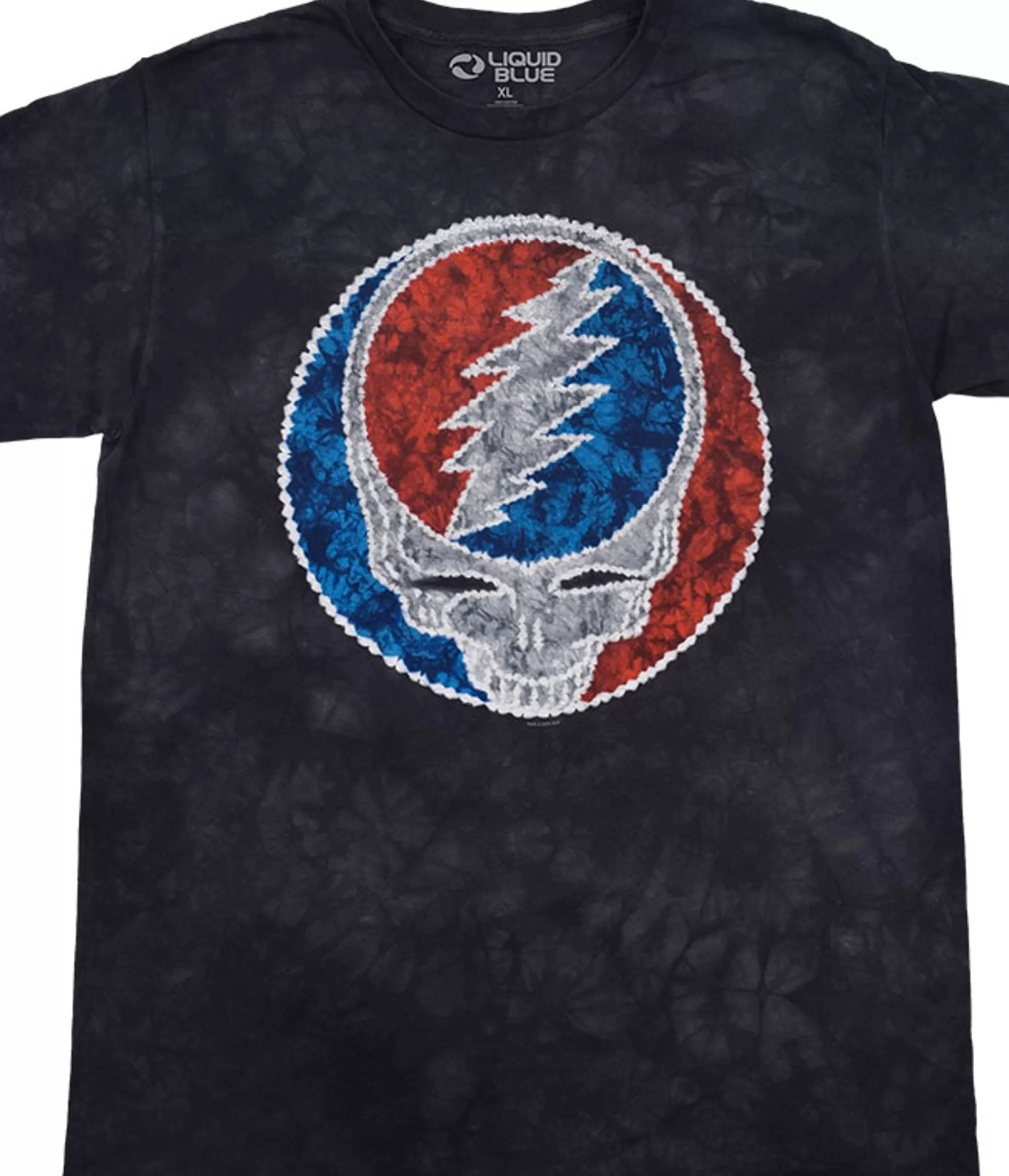 T-Shirt | Grateful Dead<Liquid Blue Tie-Dye Stealie T-Shirt